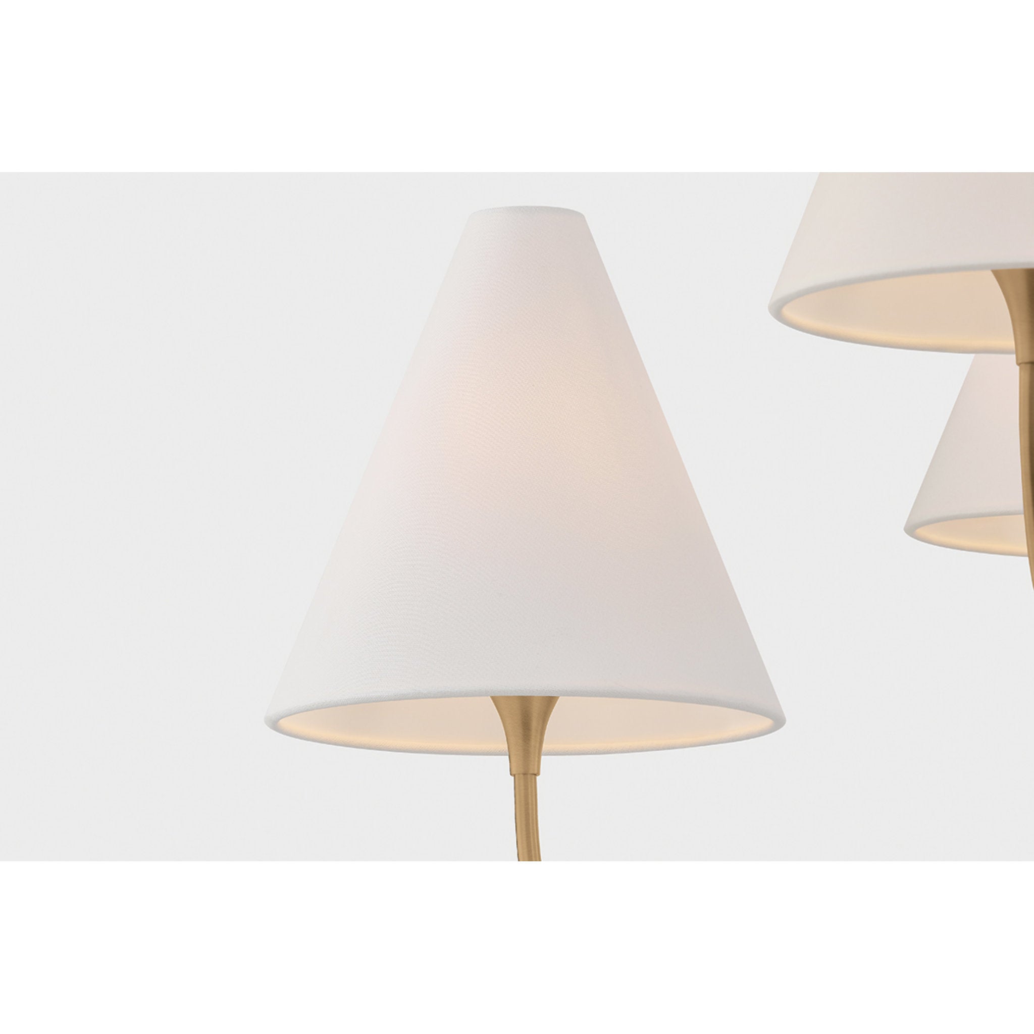 Evermore 6-Light Chandelier in Patina Brass by Lauren Liess 40.5W x 29.75H