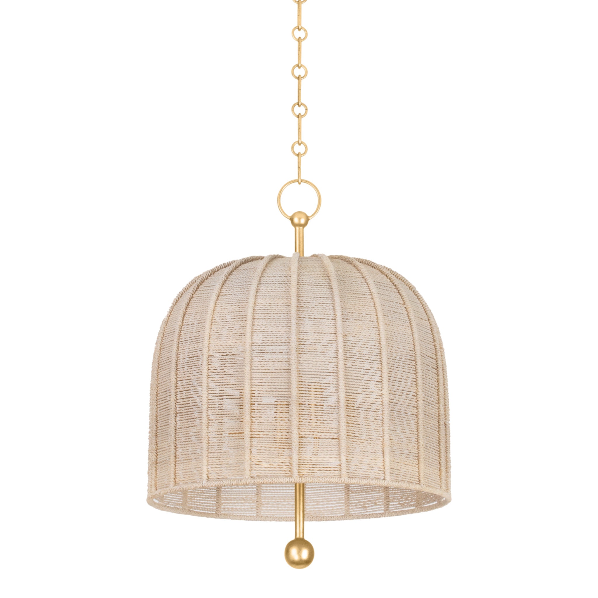 Lonnie Pendant 4-Light LED in  Vintage Gold Leaf 20L x 20W x 26.25H