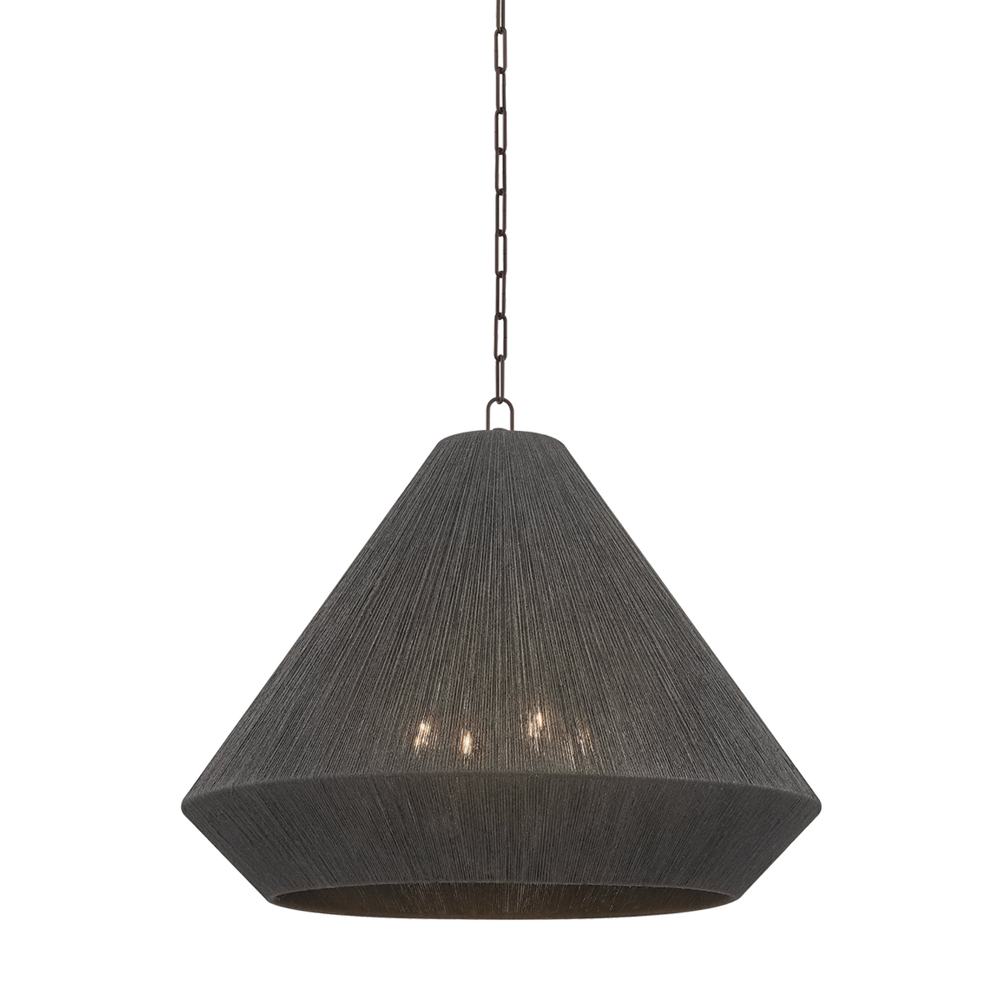 Keats 4-Light Pendant in Bronze 30W x 24.75H