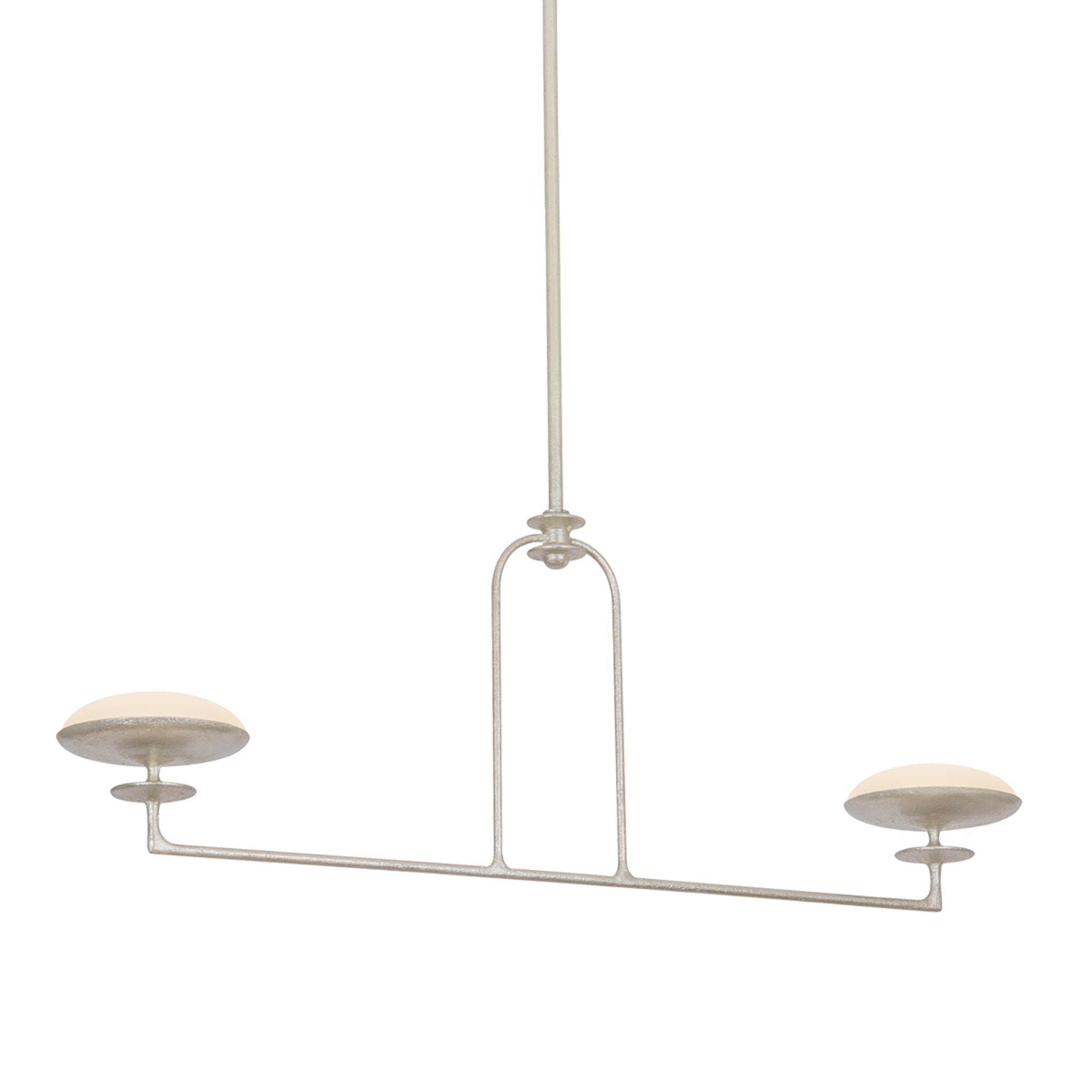 Pacific 2-Light Linear in Warm Silver Leaf 45L x 7.75W x 16.25H
