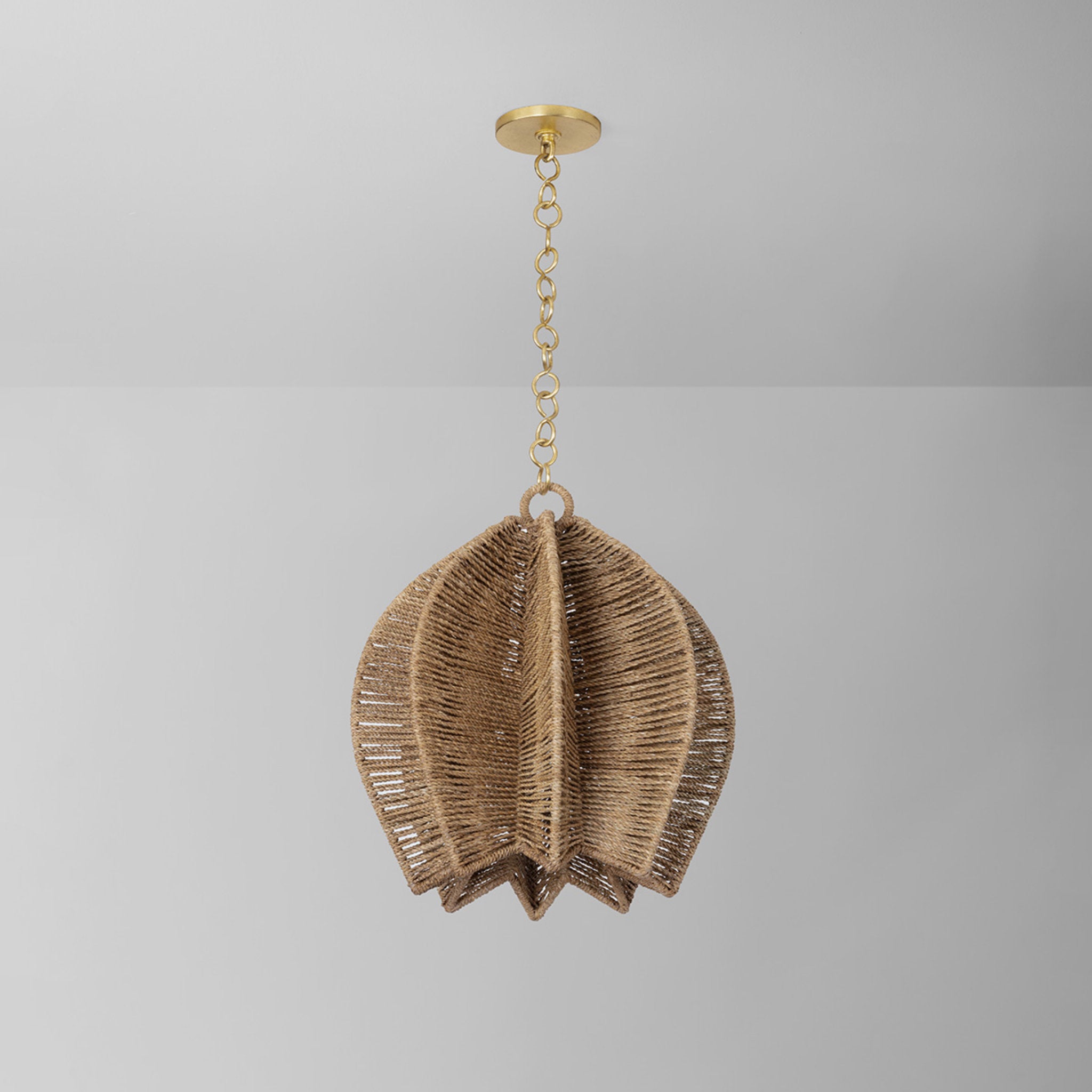 Valatie 1-Light Pendant in Vintage Gold Leaf 16.5W x 18.5H
