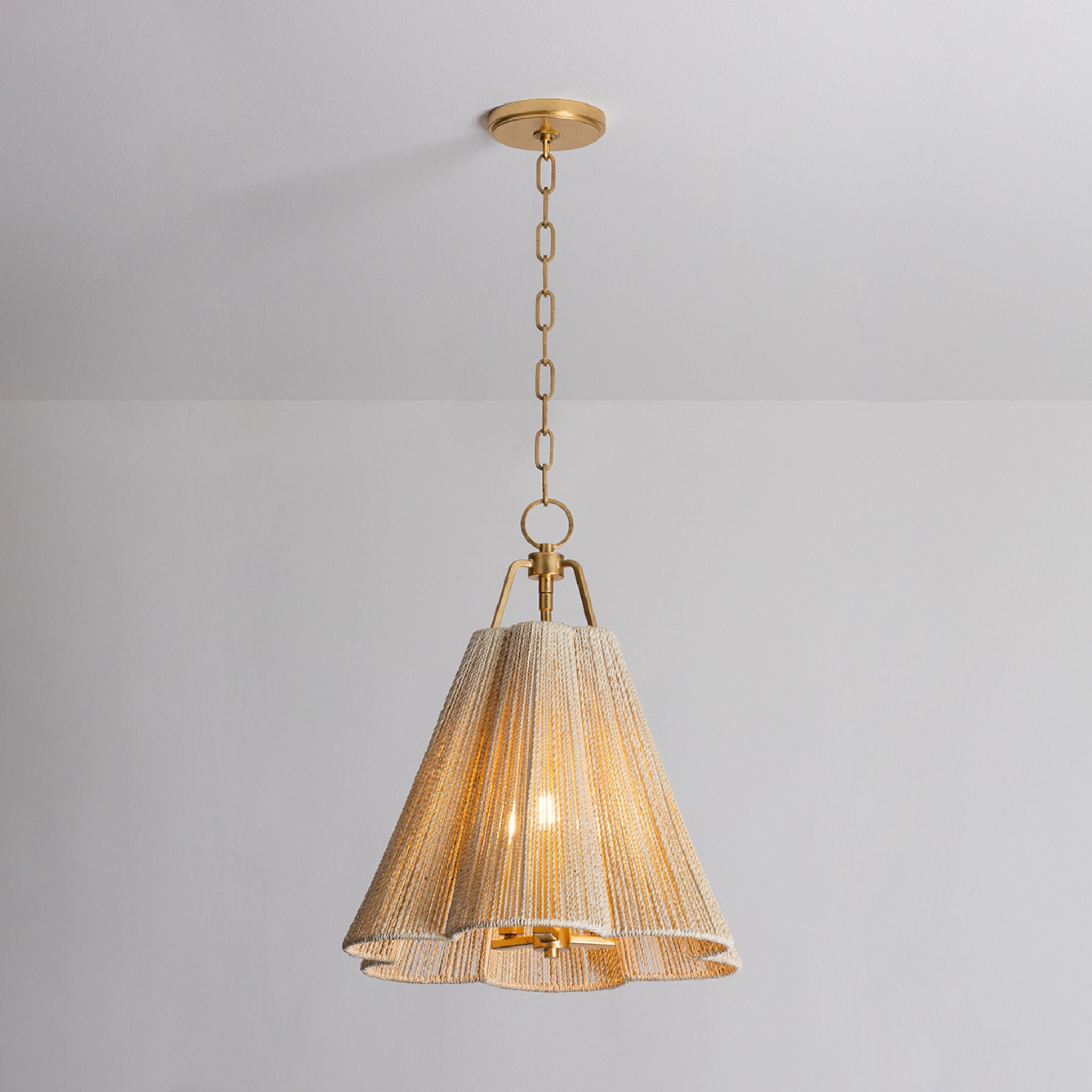 Sonoma Pendant 3-Light LED in  Vintage Gold Leaf 18L x 18W x 20.25H