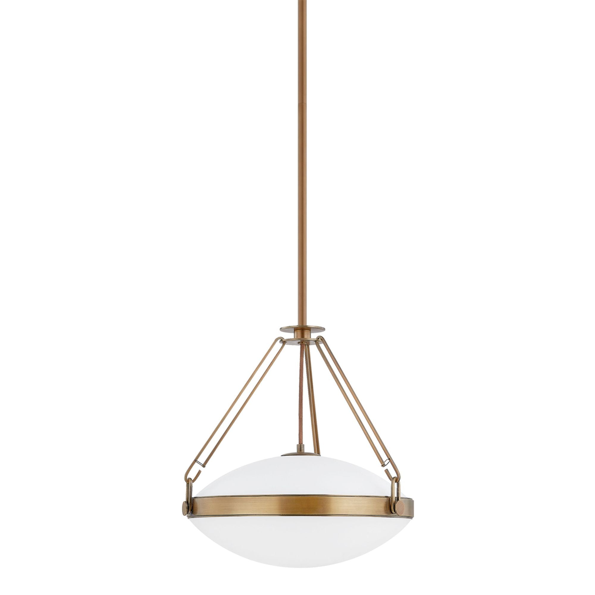 Kade Pendant 1-Light LED in  Patina Brass 21.25W x 21.25H
