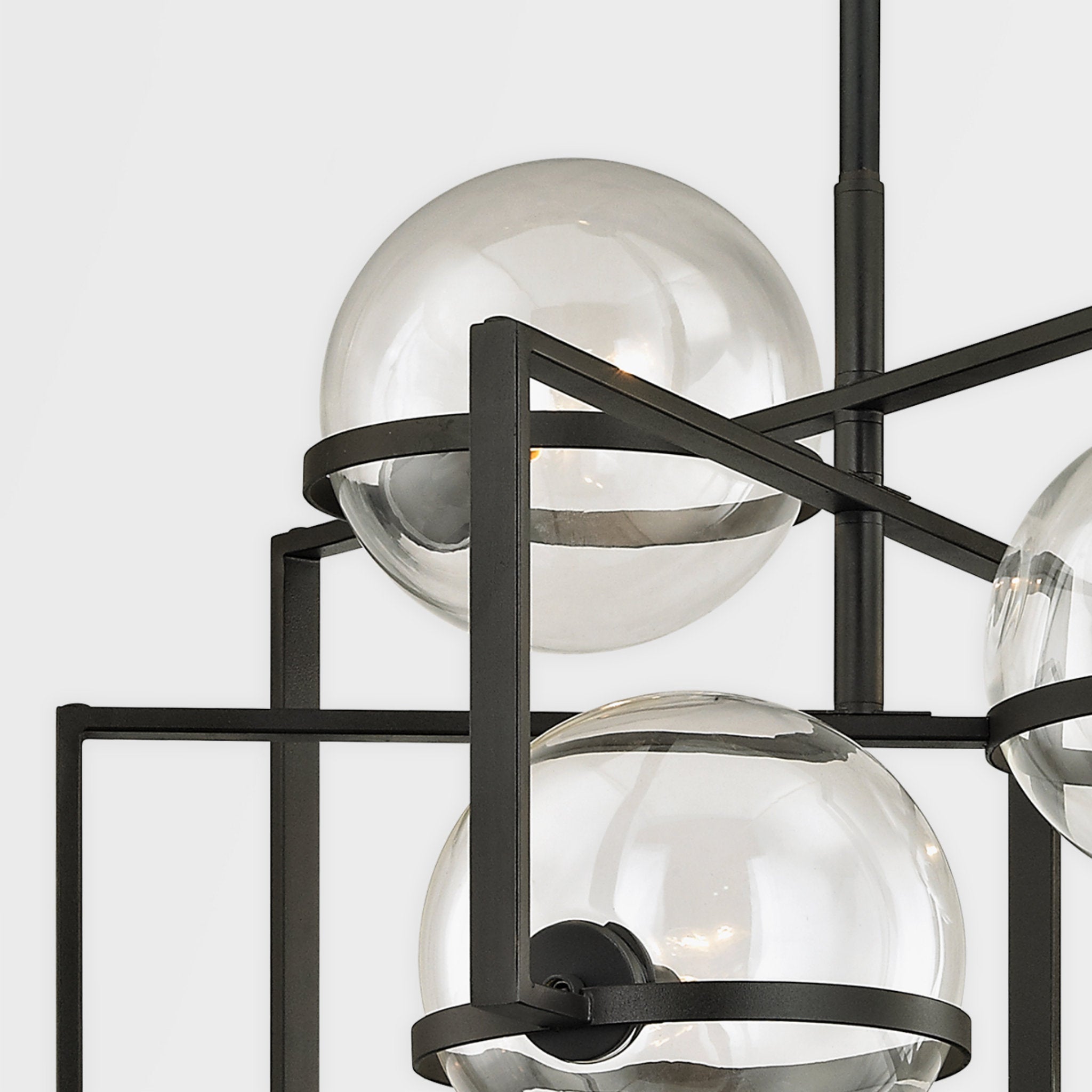 Elliot 3-Light Chandelier in Texture Black 25W x 20H