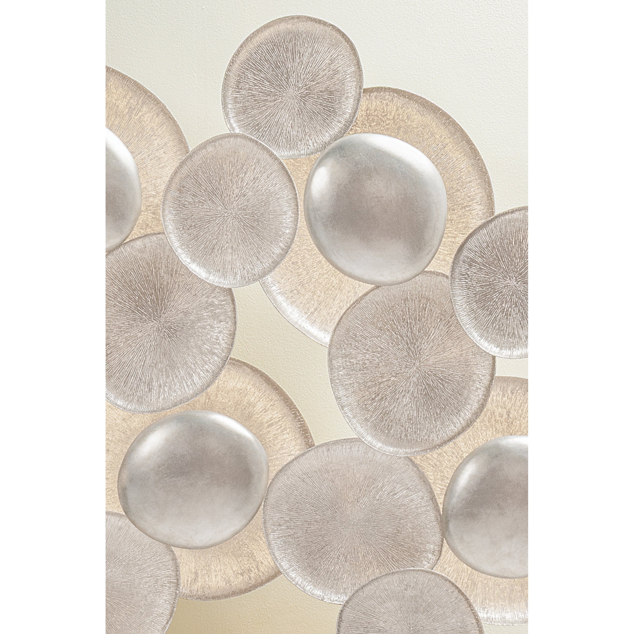 Fistral 7-Light Semi Flush in Textured Warm Silver Leaf 58.5W x 10.25H