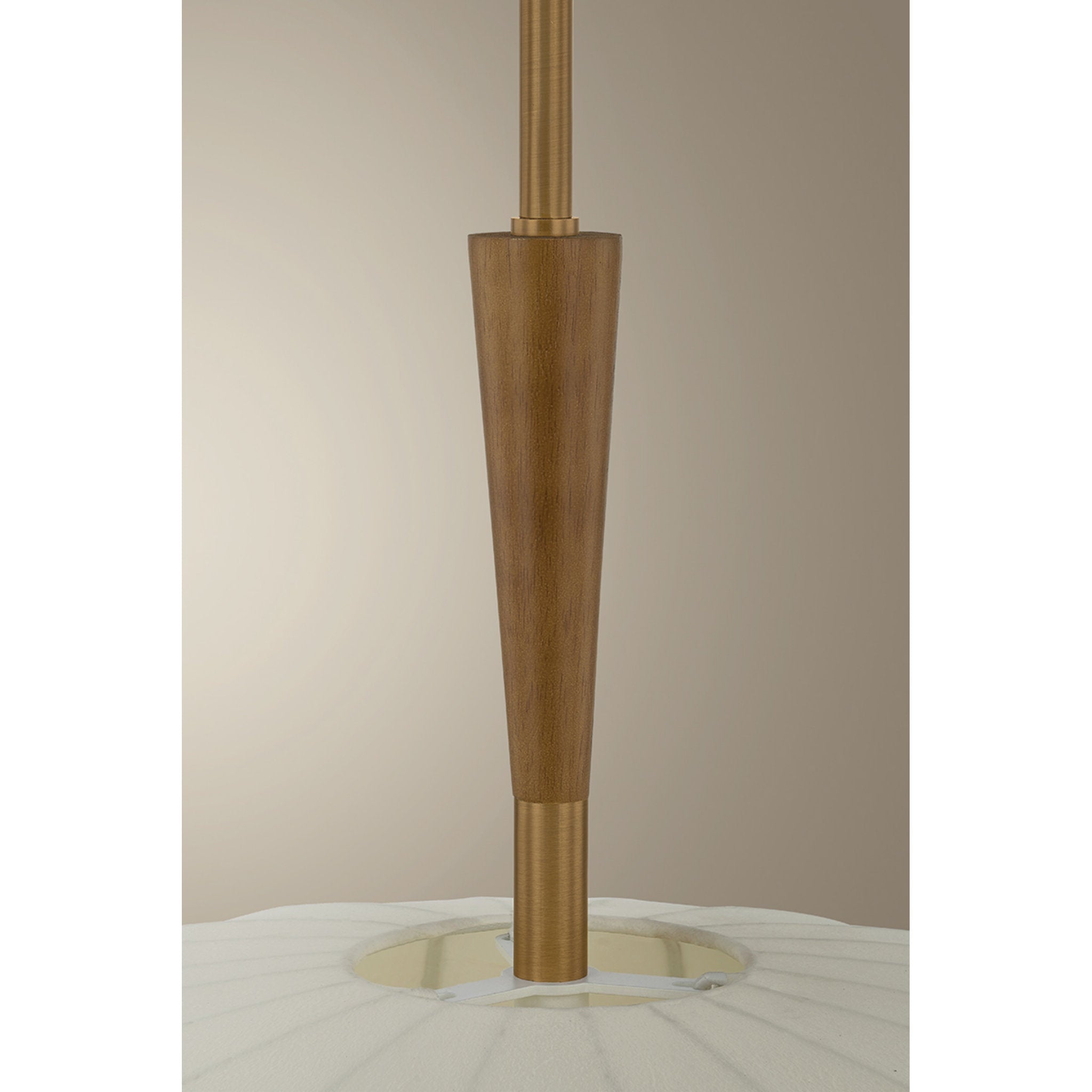 Flinders 1-Light Pendant in Patina Brass 32W x 25.5H