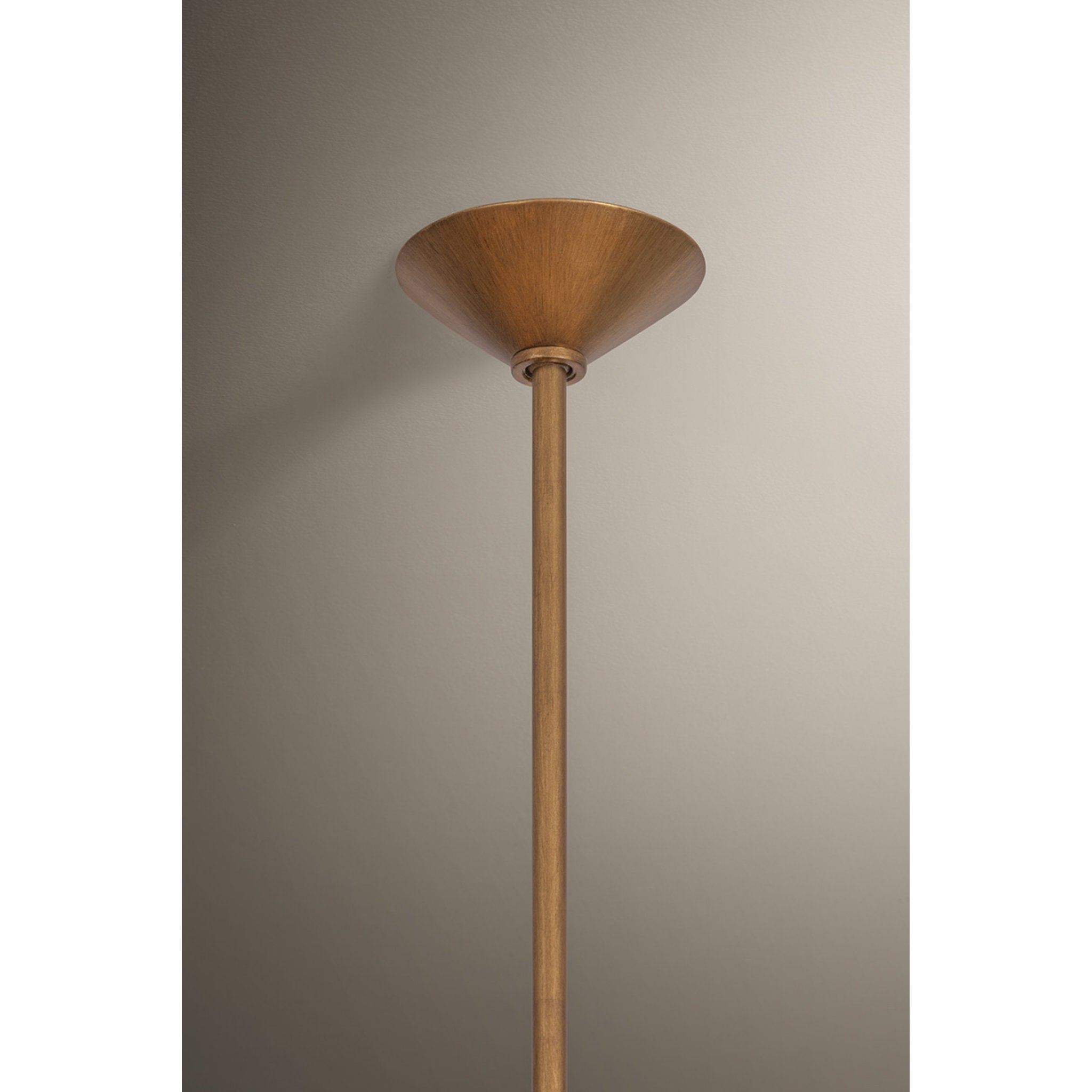 Floyd 12-Light Chandelier in Patina Gold Leaf 52W x 24.75H