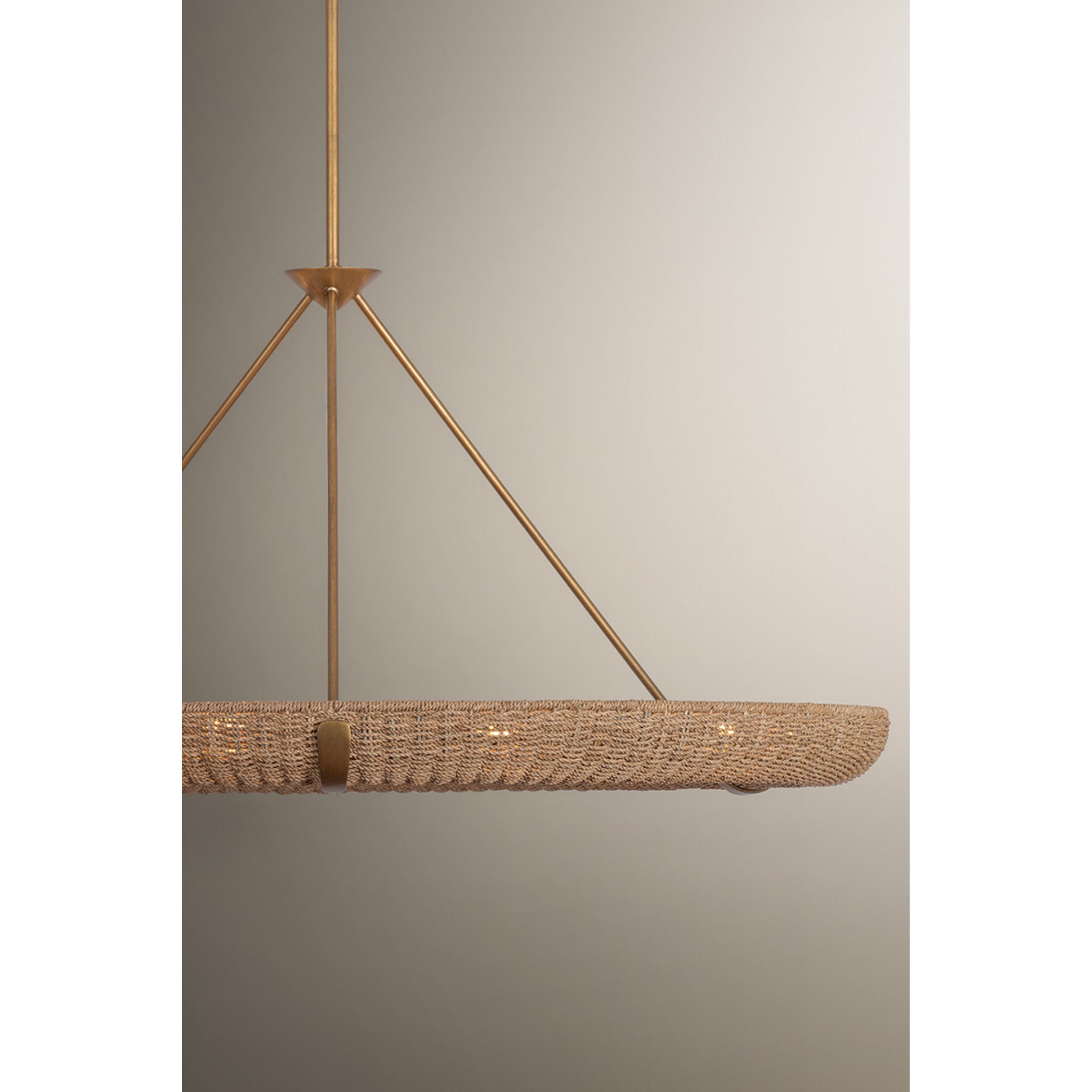 Floyd 12-Light Chandelier in Patina Gold Leaf 52W x 24.75H