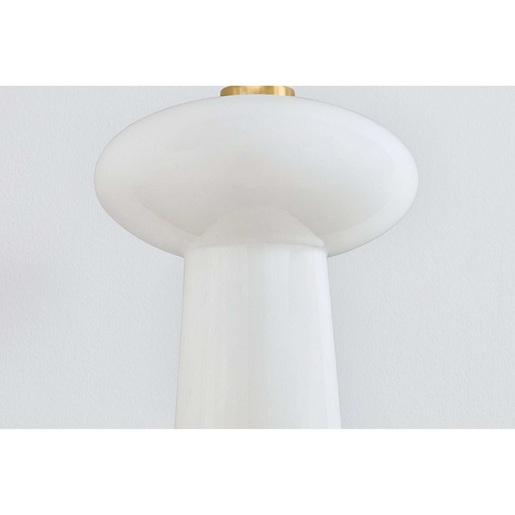 Fords 1-Light Rechargeable Table Lamp in Aged Brass 10.25W x 13.75H