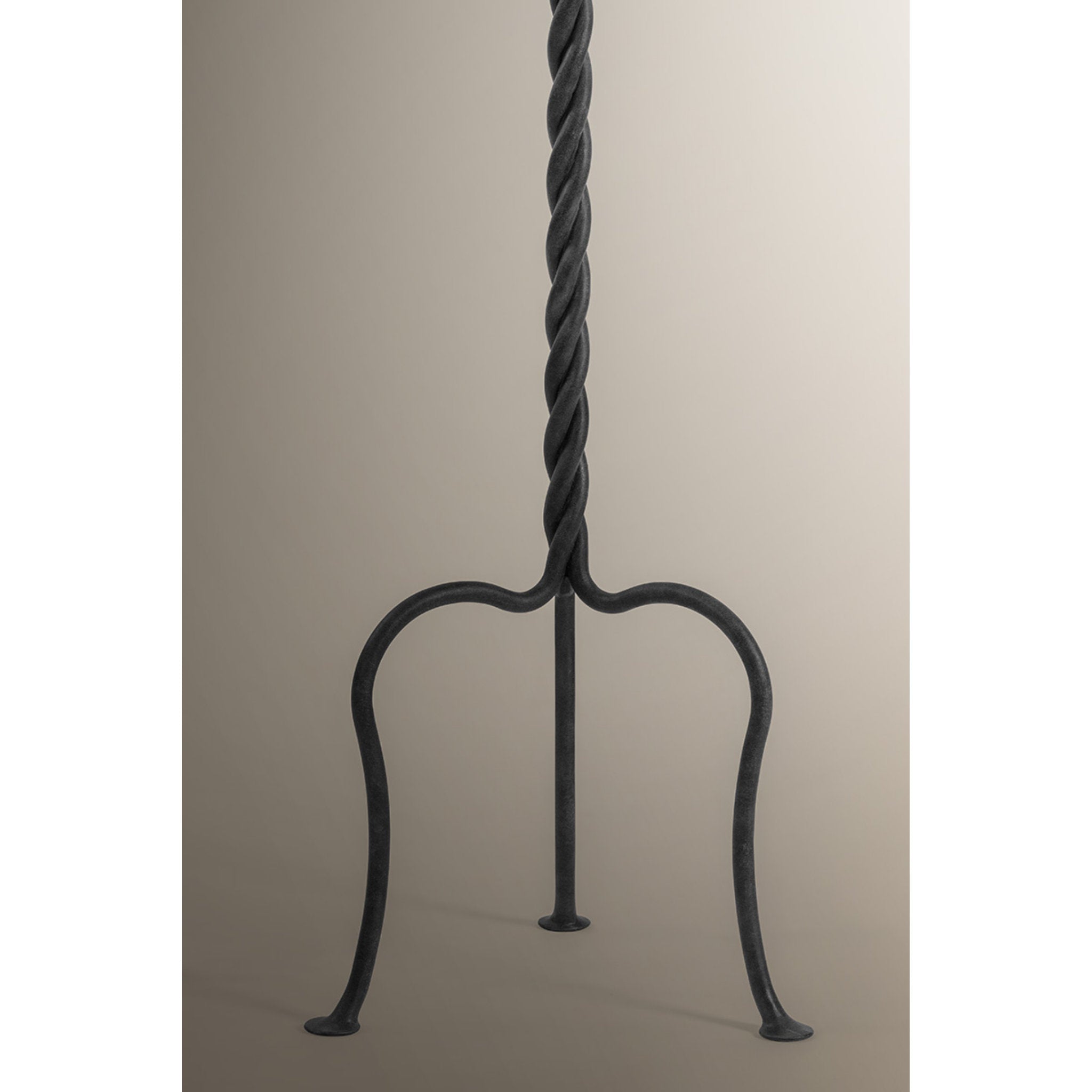 Francisco 1-Light Floor Lamp in French Iron 23.5W x 64H