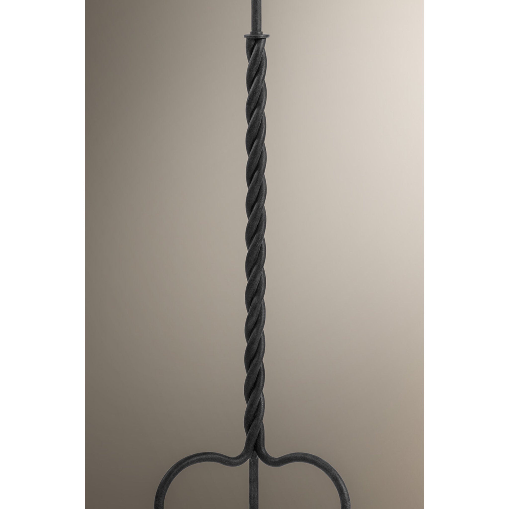 Francisco 1-Light Floor Lamp in French Iron 23.5W x 64H