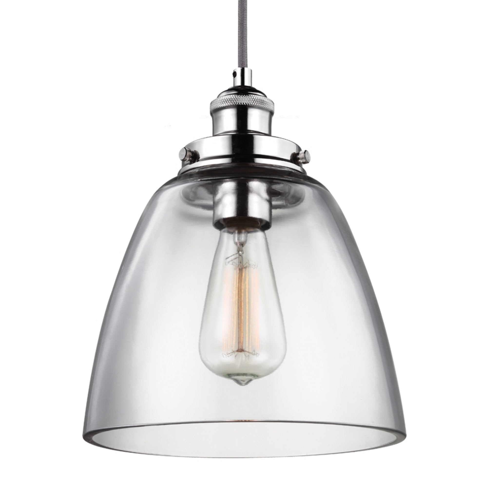 Sean Lavin Baskin Cone Pendant in Polished Nickel