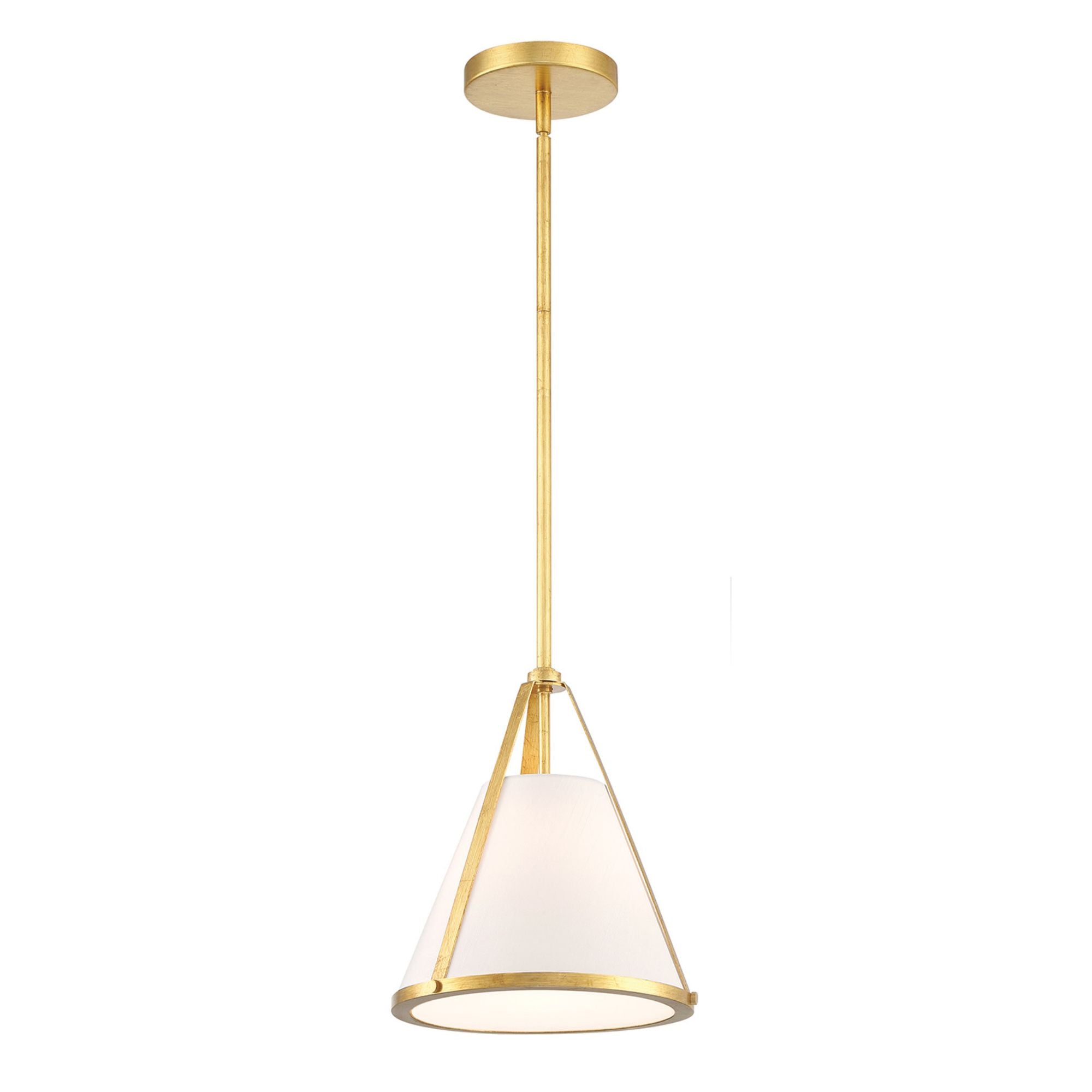 Fulton 9.25'' Antique Gold Pendant Gold 9.25"W x 10.75"H x 9.25"D