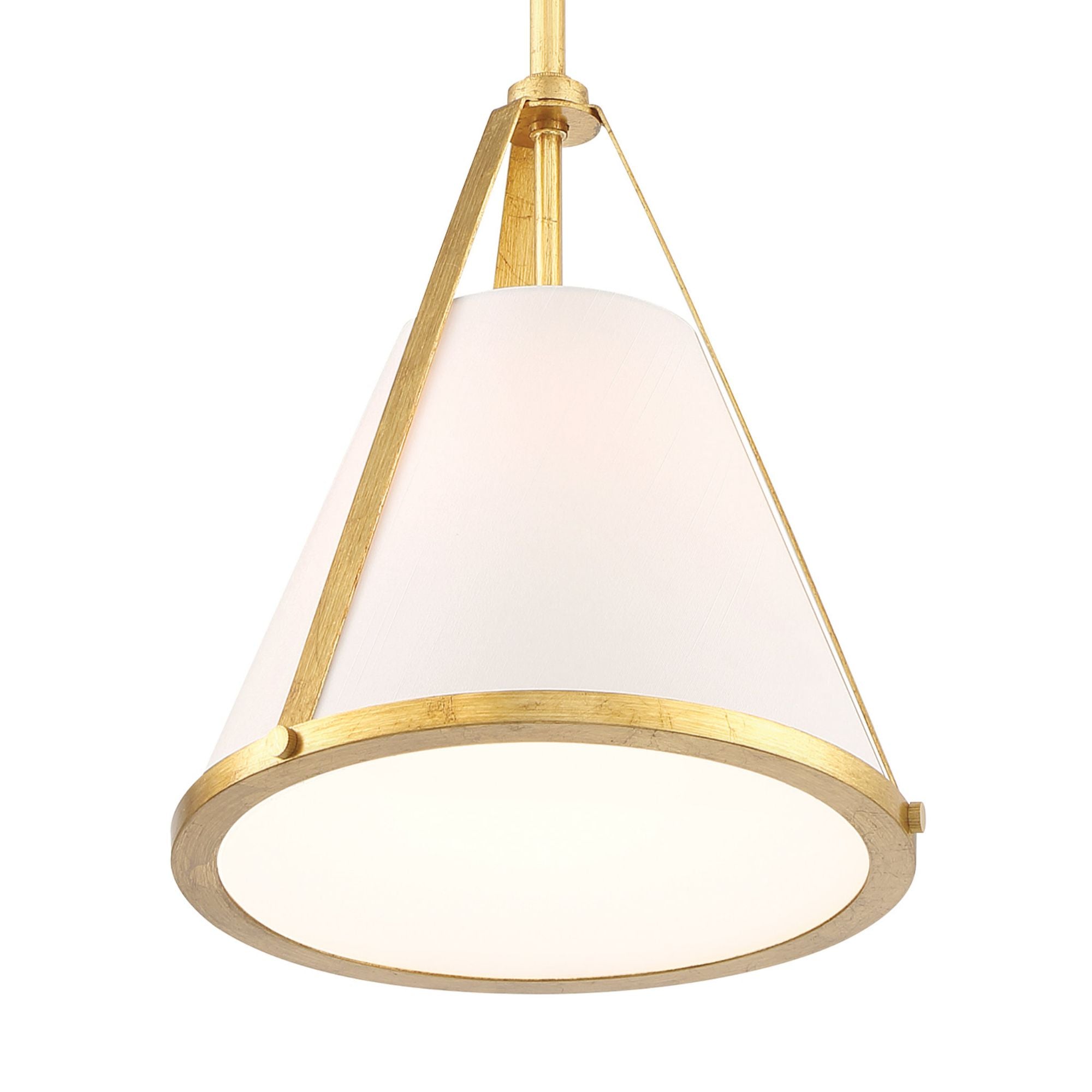 Fulton 9.25'' Antique Gold Pendant Gold 9.25"W x 10.75"H x 9.25"D
