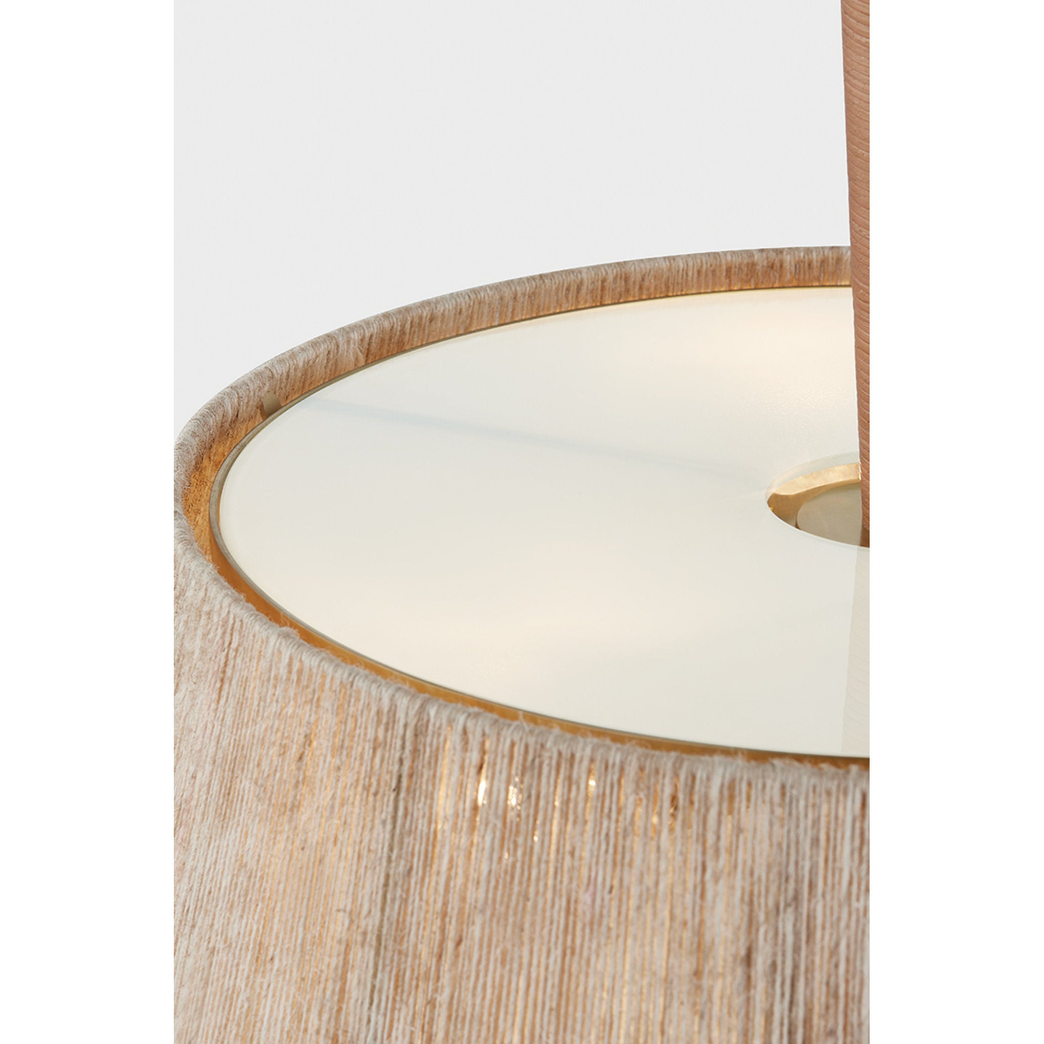George 3-Light Pendant in Aged Brass by Cortney Bishop 22W x 17.25H