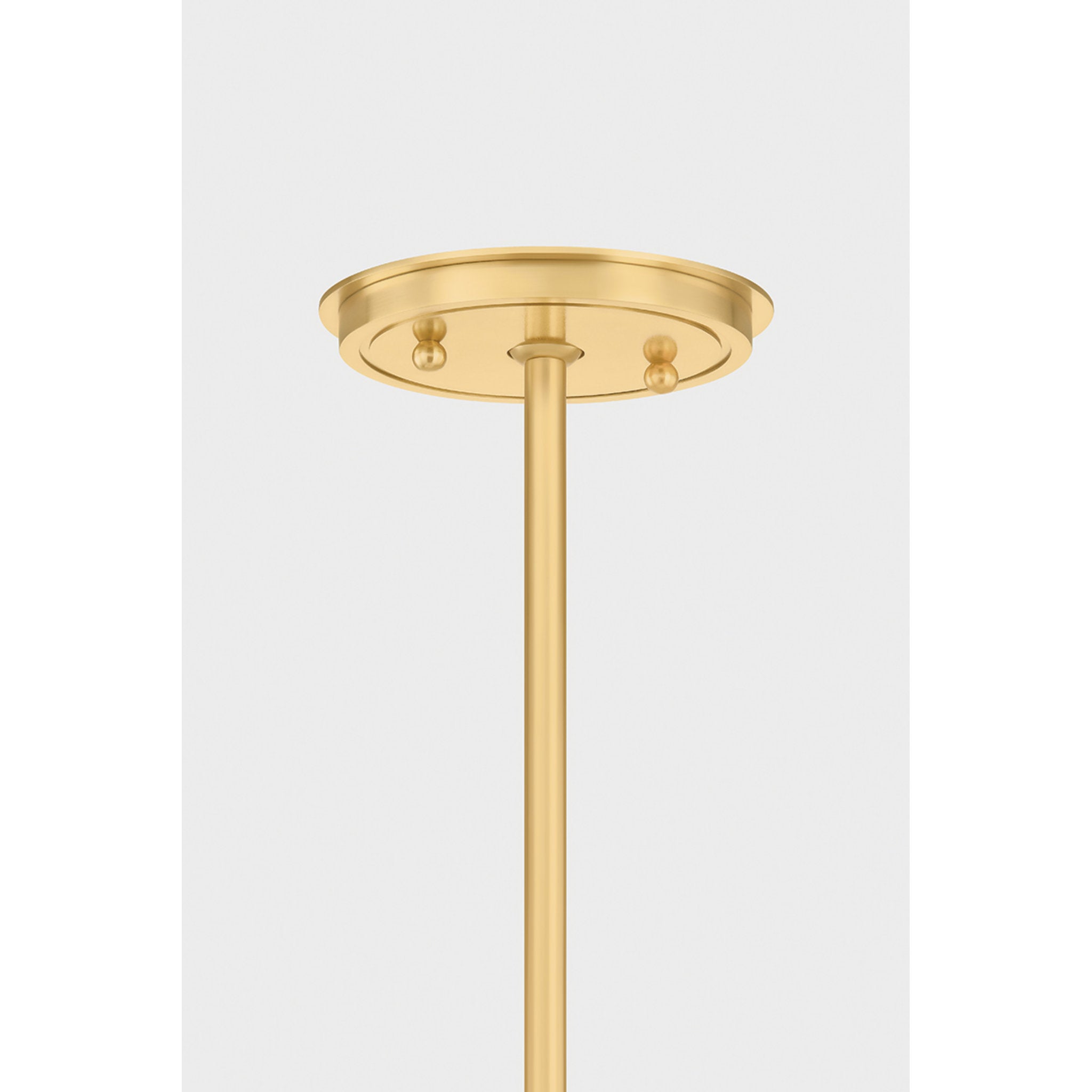 Gerhard 3-Light Pendant in Aged Brass by Augusta Hoffman 28W x 23.25H