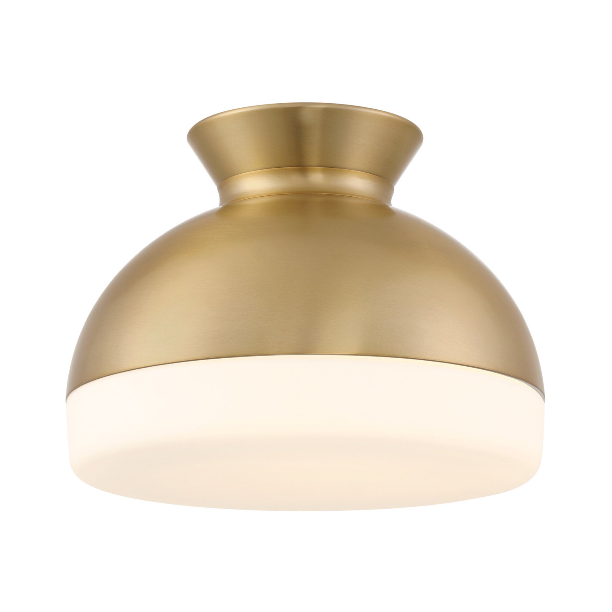 Brian Patrick Flynn Gidget 15'' Vibrant Gold Flush Mount Gold 15"W x 11.25"H x 15"D
