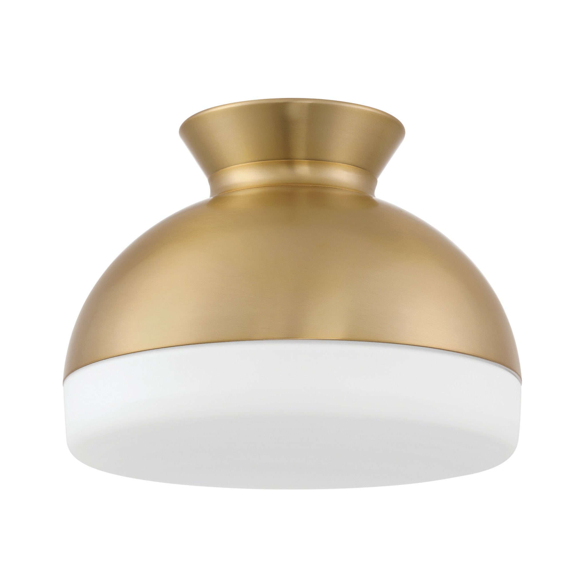 Brian Patrick Flynn Gidget 15'' Vibrant Gold Flush Mount Gold 15"W x 11.25"H x 15"D