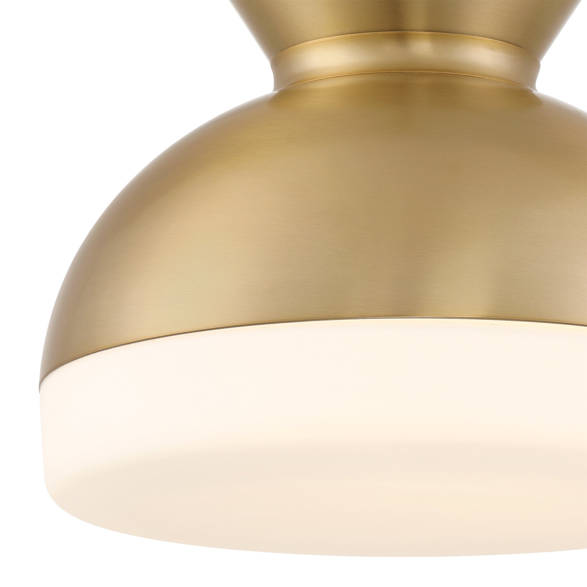 Brian Patrick Flynn Gidget 15'' Vibrant Gold Flush Mount Gold 15"W x 11.25"H x 15"D
