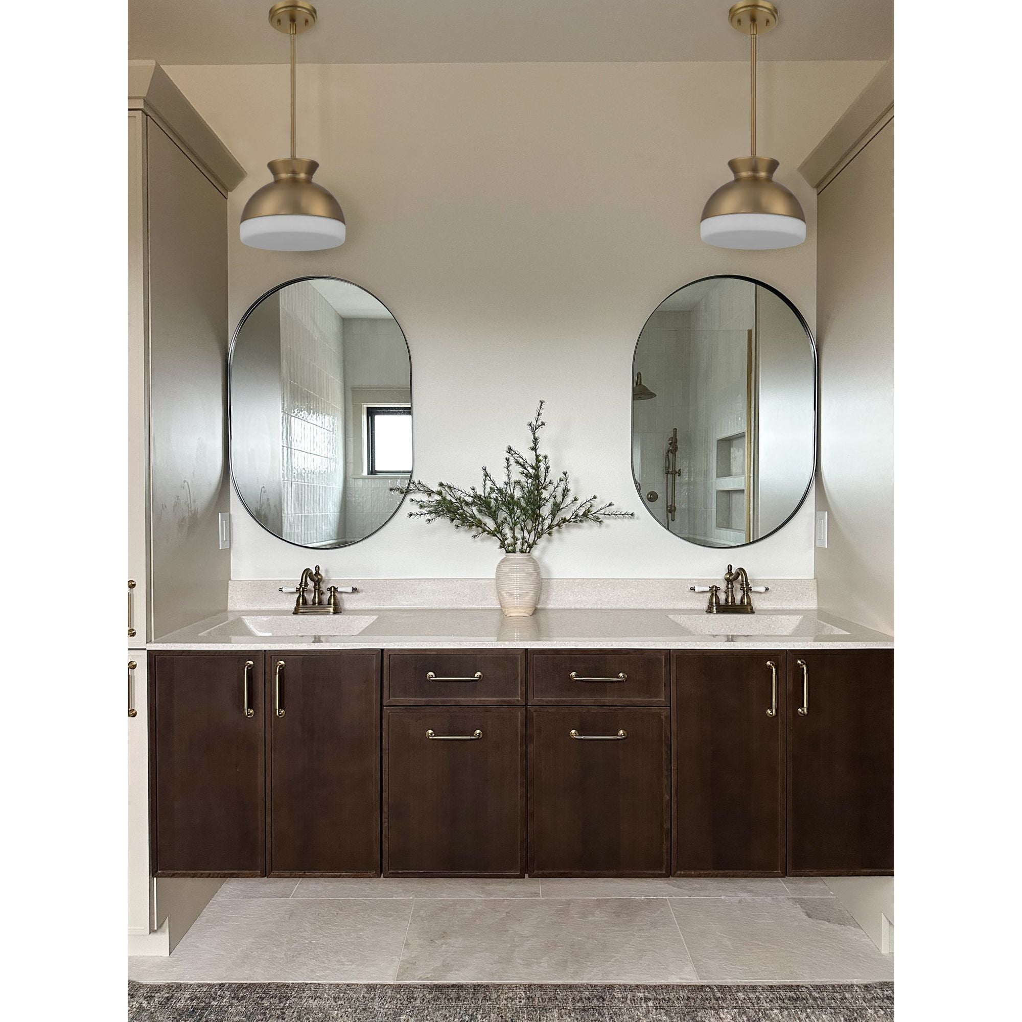 Brian Patrick Flynn Gidget 10.25'' Vibrant Gold Pendant Gold 10.25"W x 8.5"H x 10.25"D