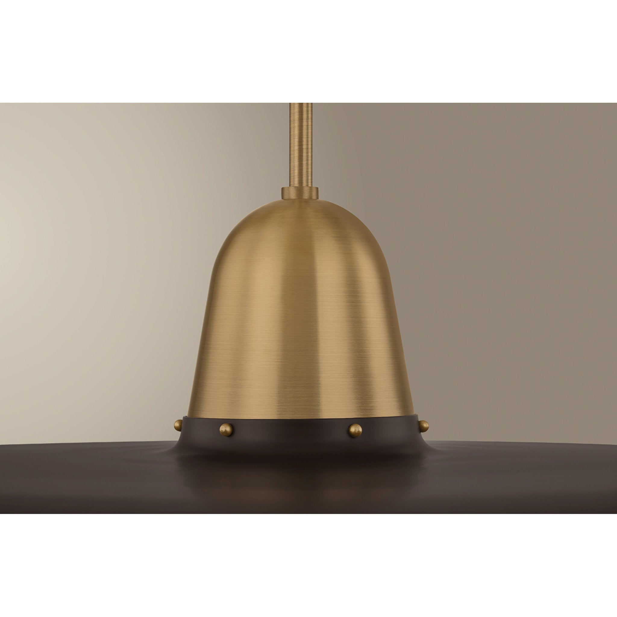 Gilroy 1-Light Pendant in Patina Brass 24.75W x 11.75H
