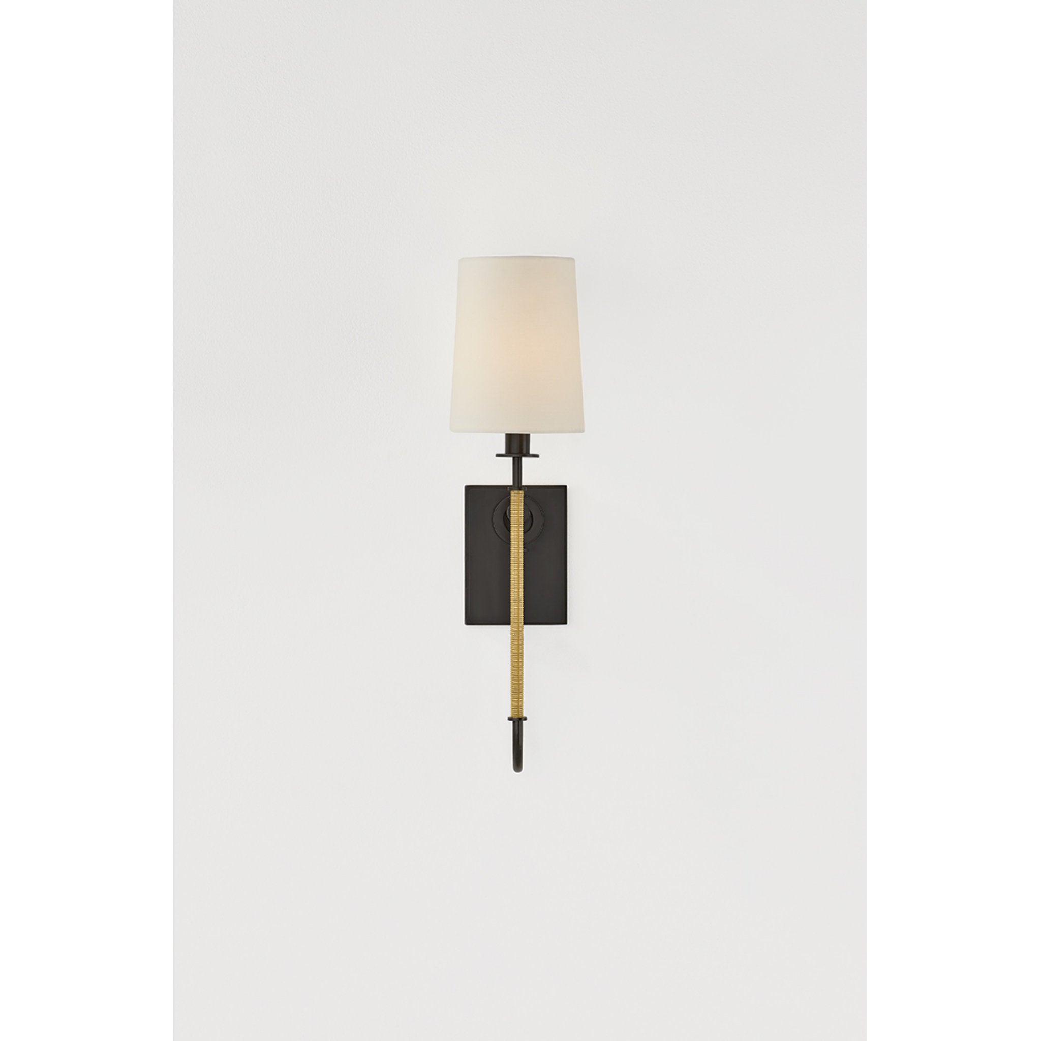 Glenmont 1-Light Wall Sconce in Aged Brass 5.25W x 20.5H (2071-AGB/DB)