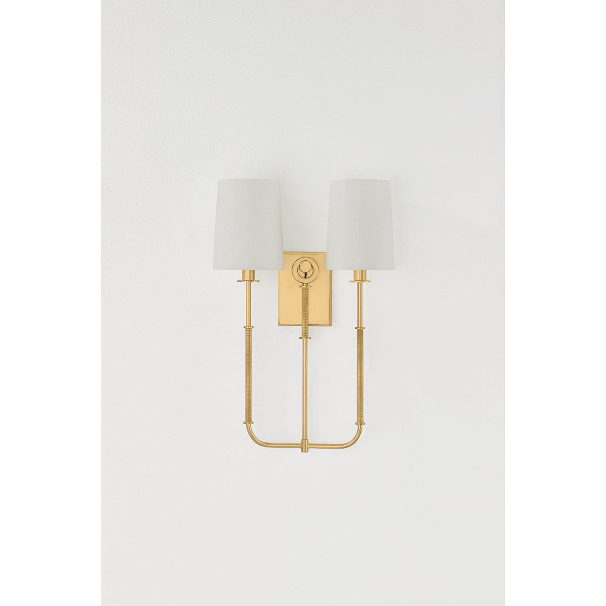 Glenmont 2-Light Wall Sconce in Aged Brass 14W x 21H (2072-AGB)