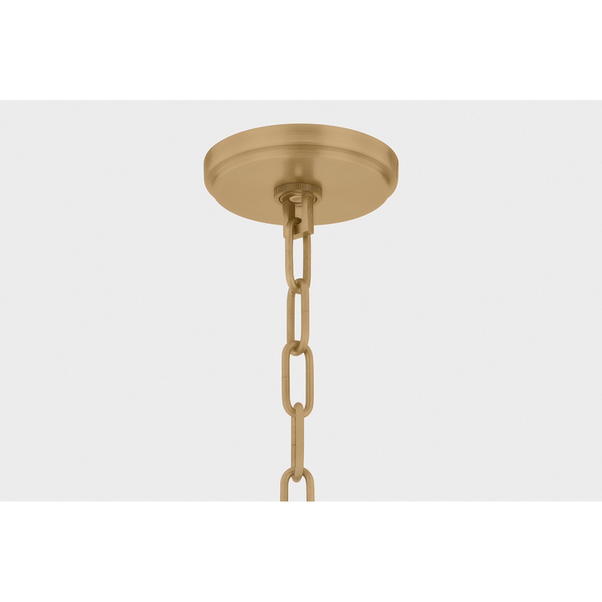 Glint 1-Light Pendant in Patina Brass by Lauren Liess 14W x 10H