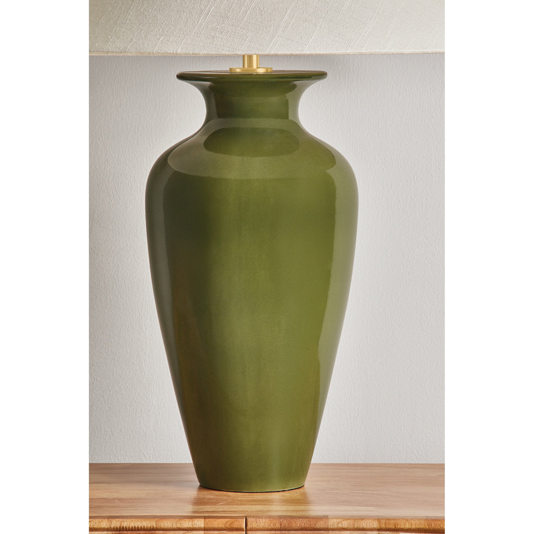 Grassy Point 1-Light Table Lamp in Aged Brass 22.5W x 29H