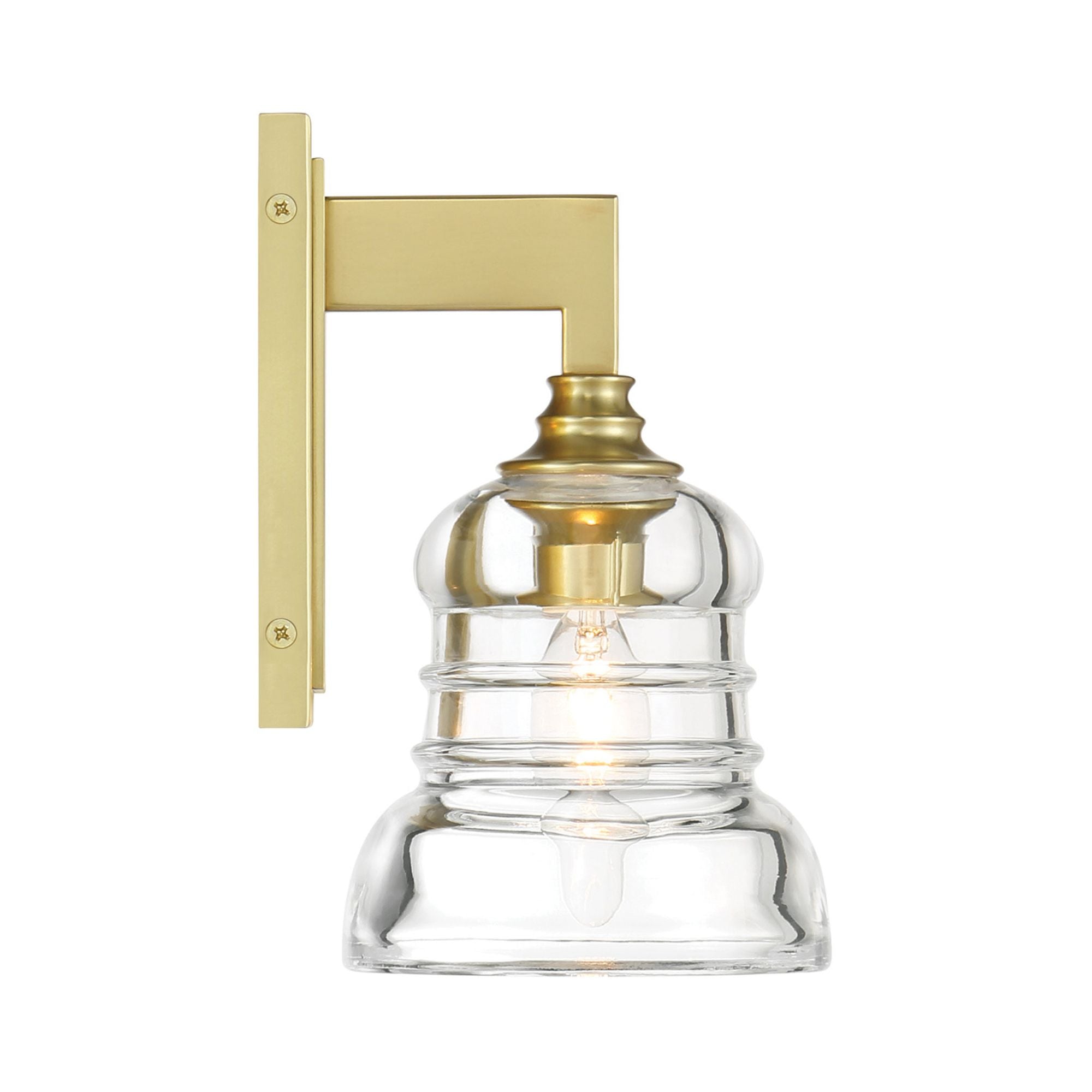 Gregory 5'' Aged Brass Sconce Gold 5"W x 8.5"H x 5.75"D