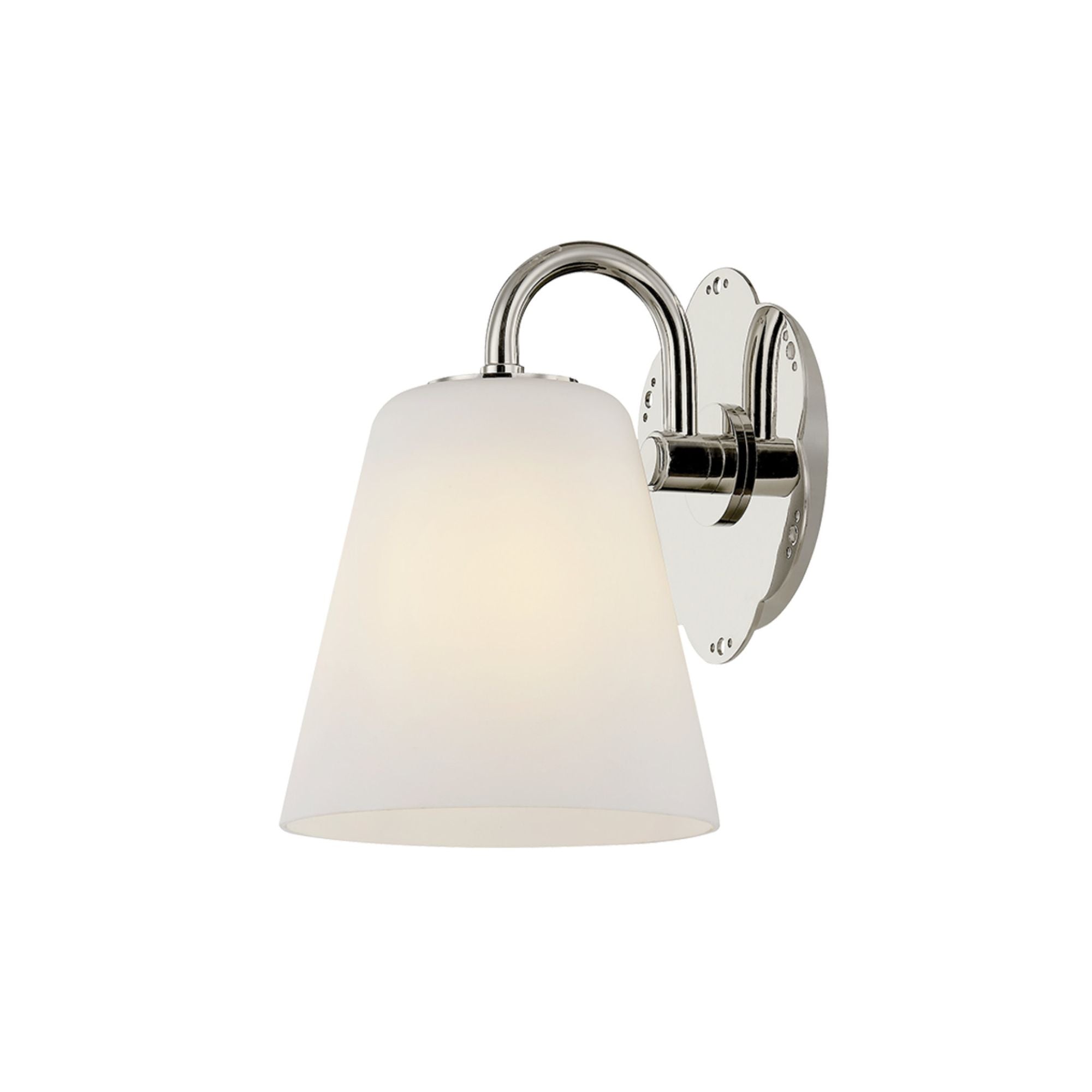 Leonella 1-Light Bath and Vanity in Polished Nickel 6.25W x 8.5H