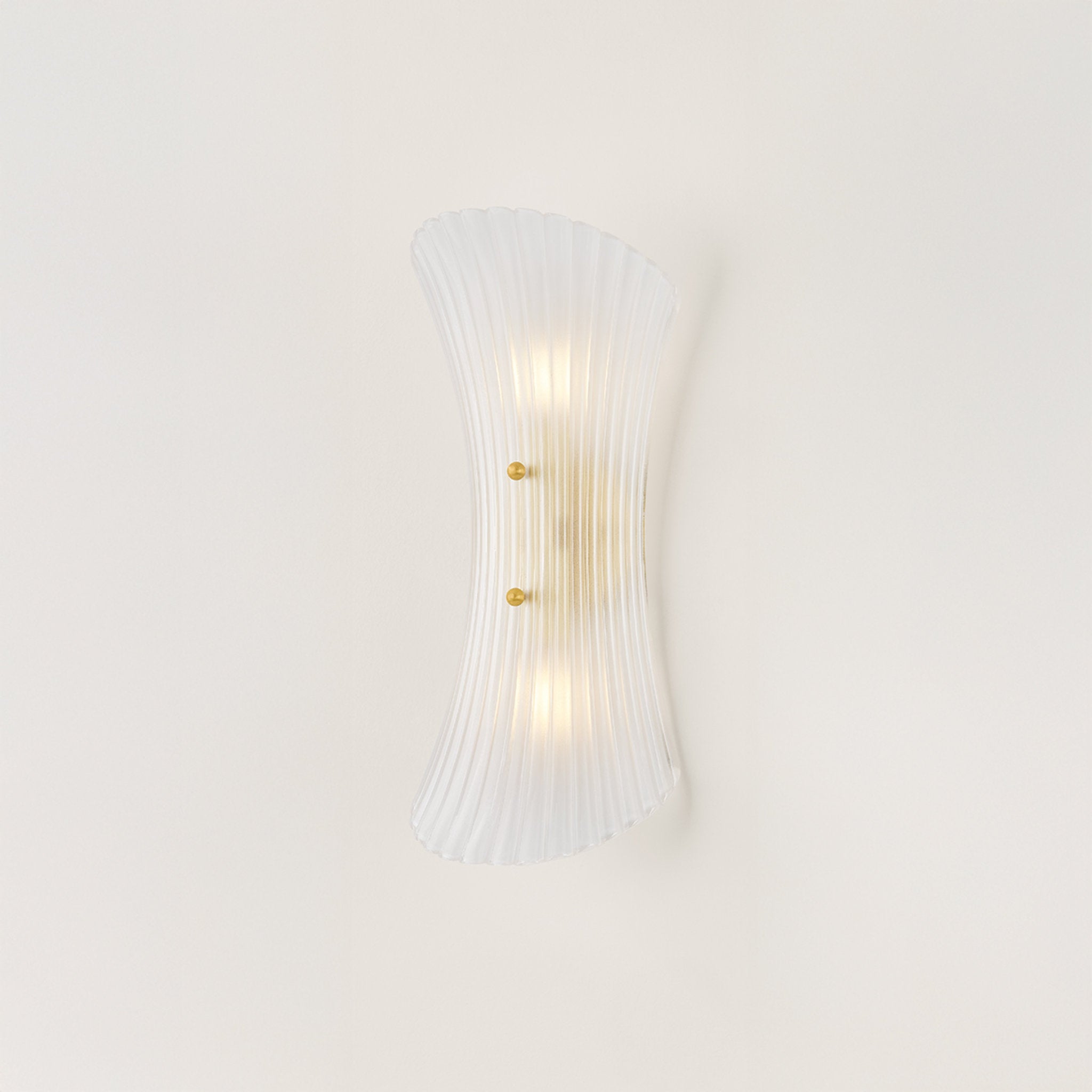 Esmae 2-Light Wall Sconce in Aged Brass 7W x 16H