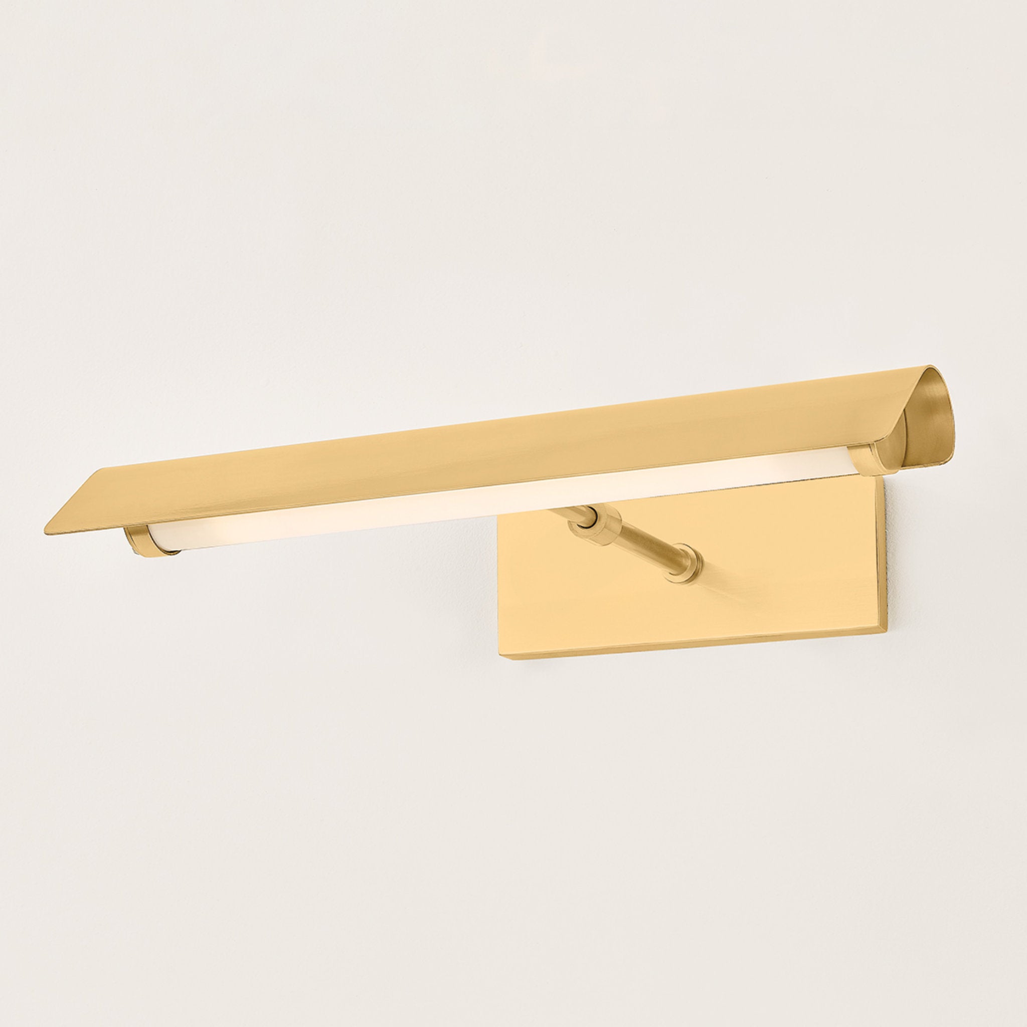 Regan 1-Light Picture Light in Aged Brass 16W x 3H