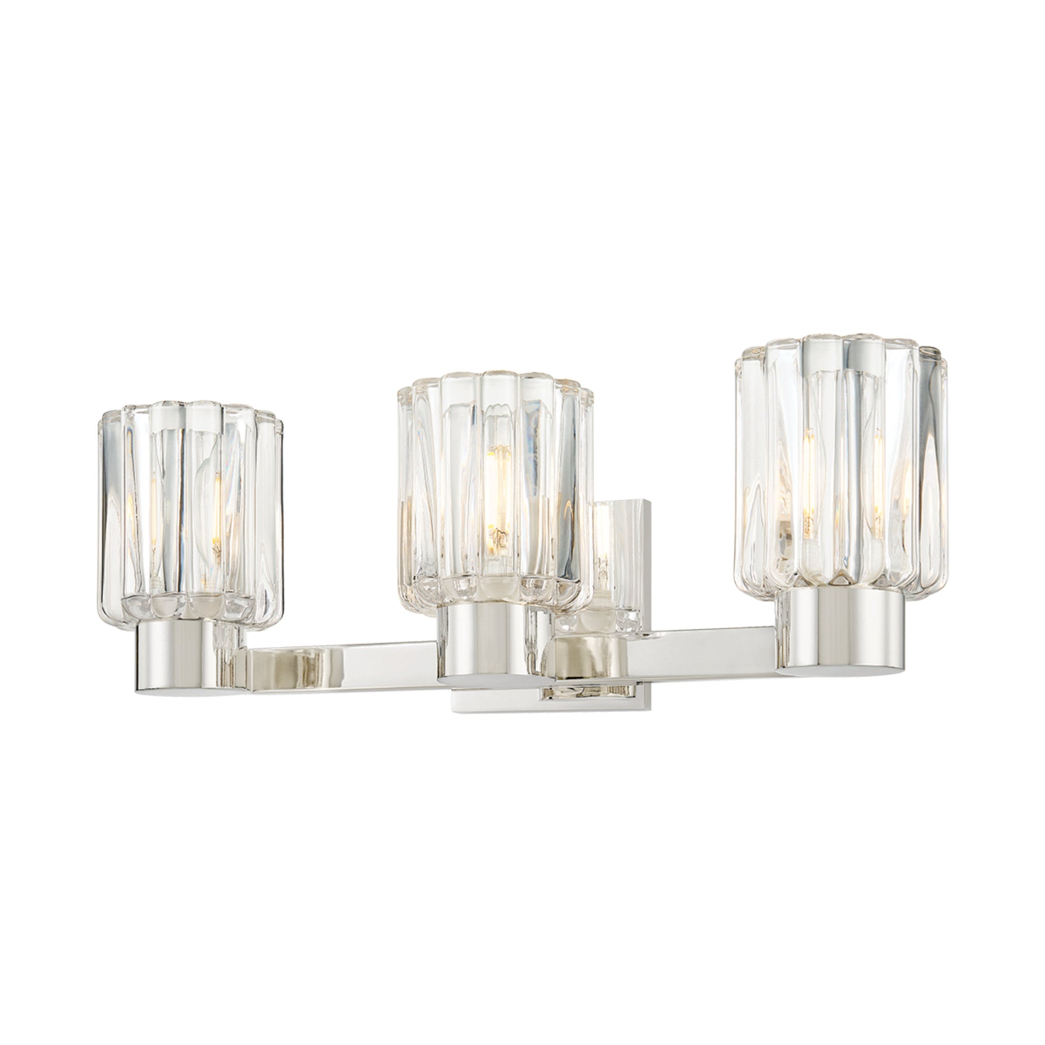 Danae 3-Light Bath and Vanity in Polished Nickel 5L x 18W x 6.25H