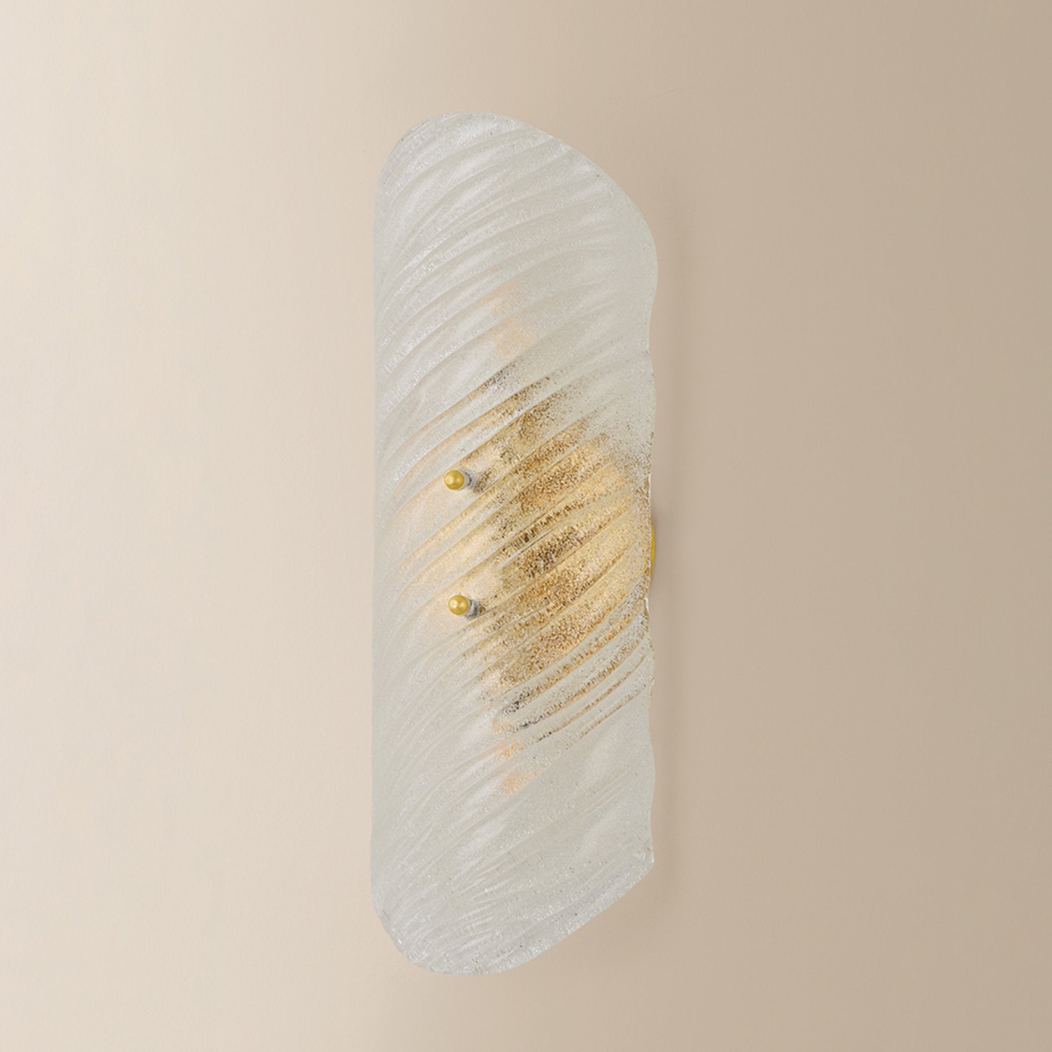 Shelley 2-Light Wall Sconce in Vintage Gold Leaf 3.75L x 5.75W x 16.25H