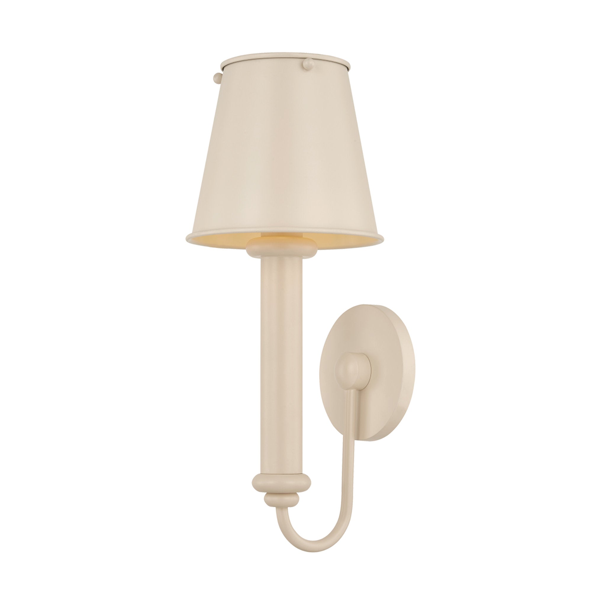 Yara 1-Light Wall Sconce in Soft Bisque 7L x 6.5W x 16.25H