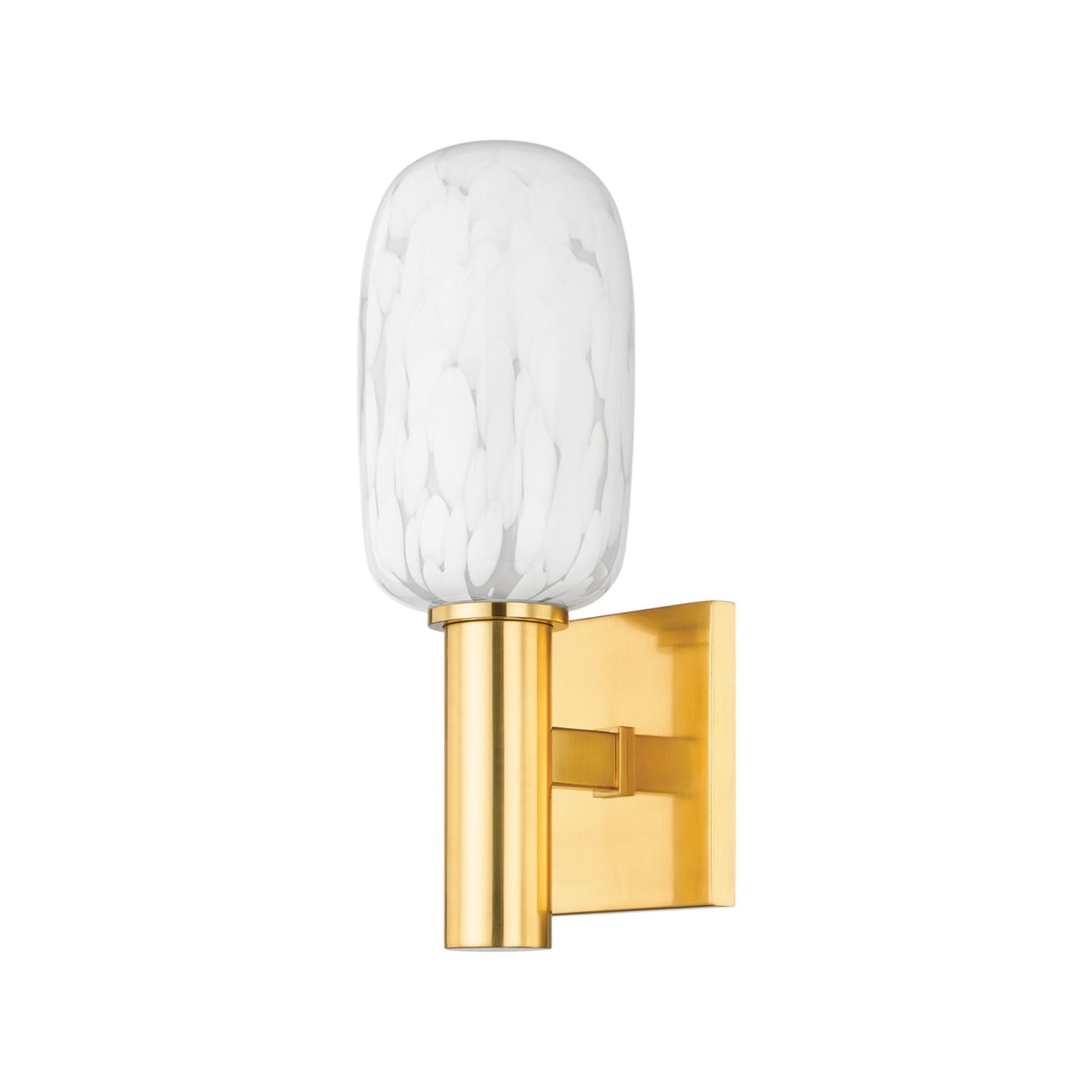 ABINA 1-Light Wall Sconce in  Aged Brass 17.25L x 4.75W x 12.5H