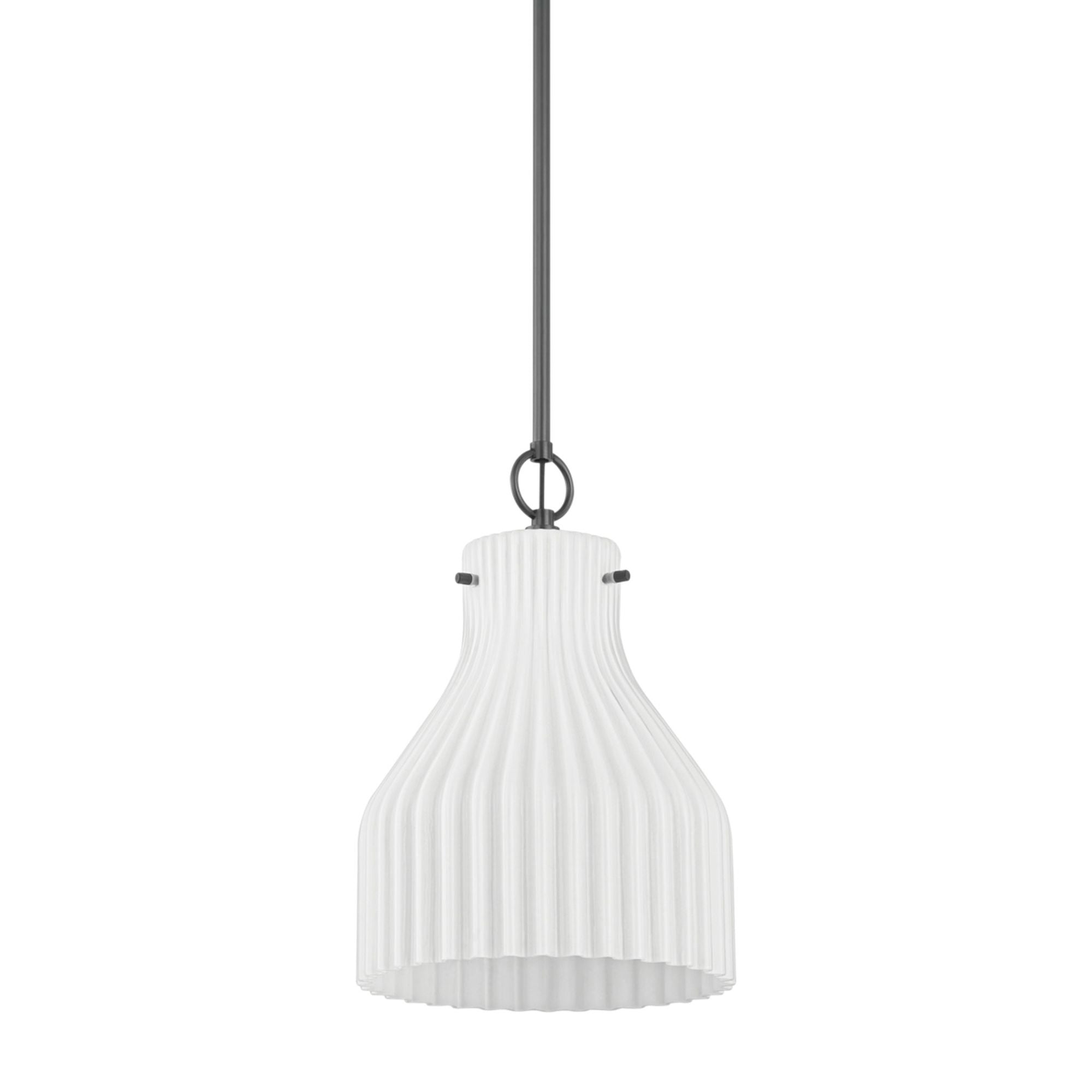 Corinthia 1-Light Pendant in Old Bronze 10W x 14.5H