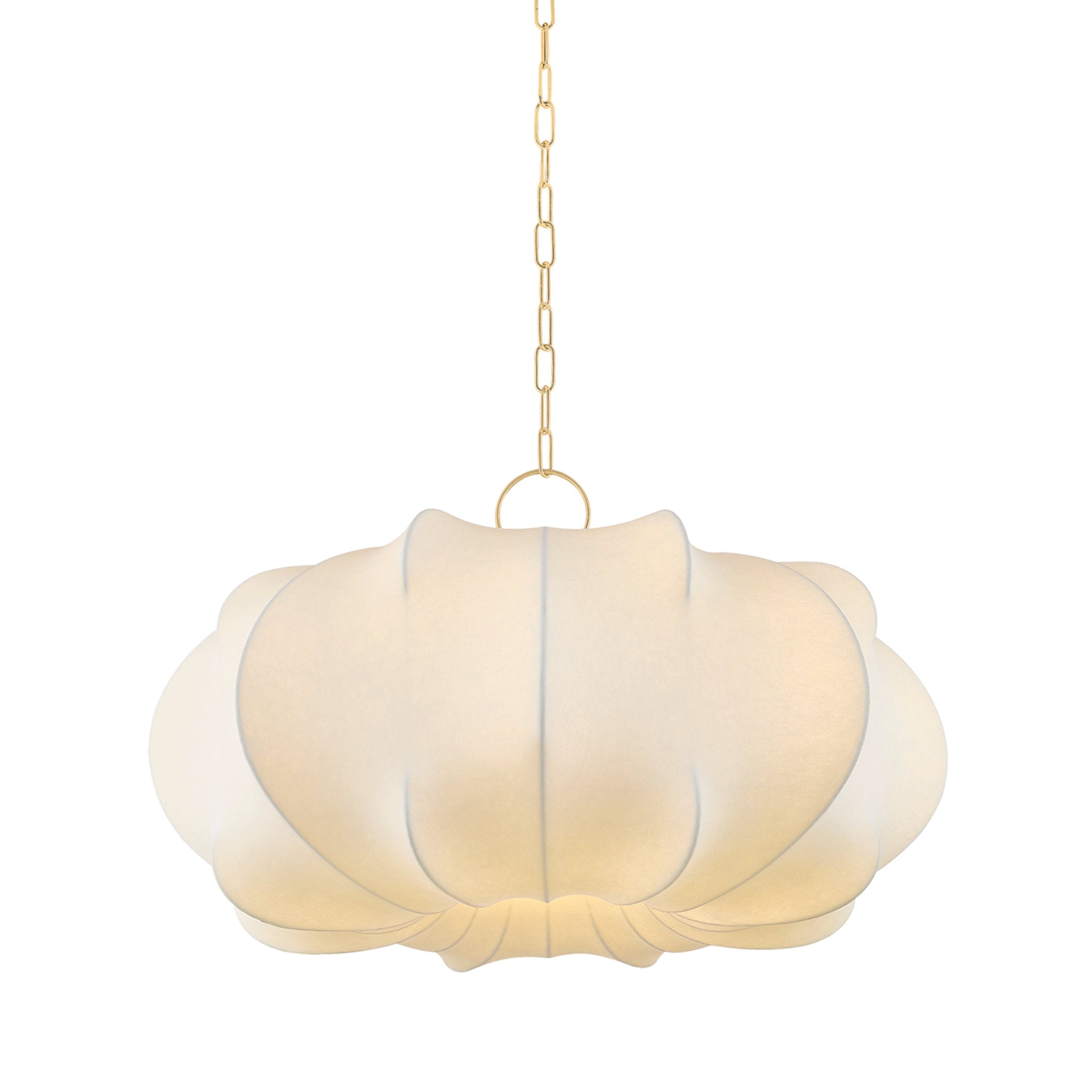 Keilah 1-Light Pendant in Aged Brass 36W x 21.25H