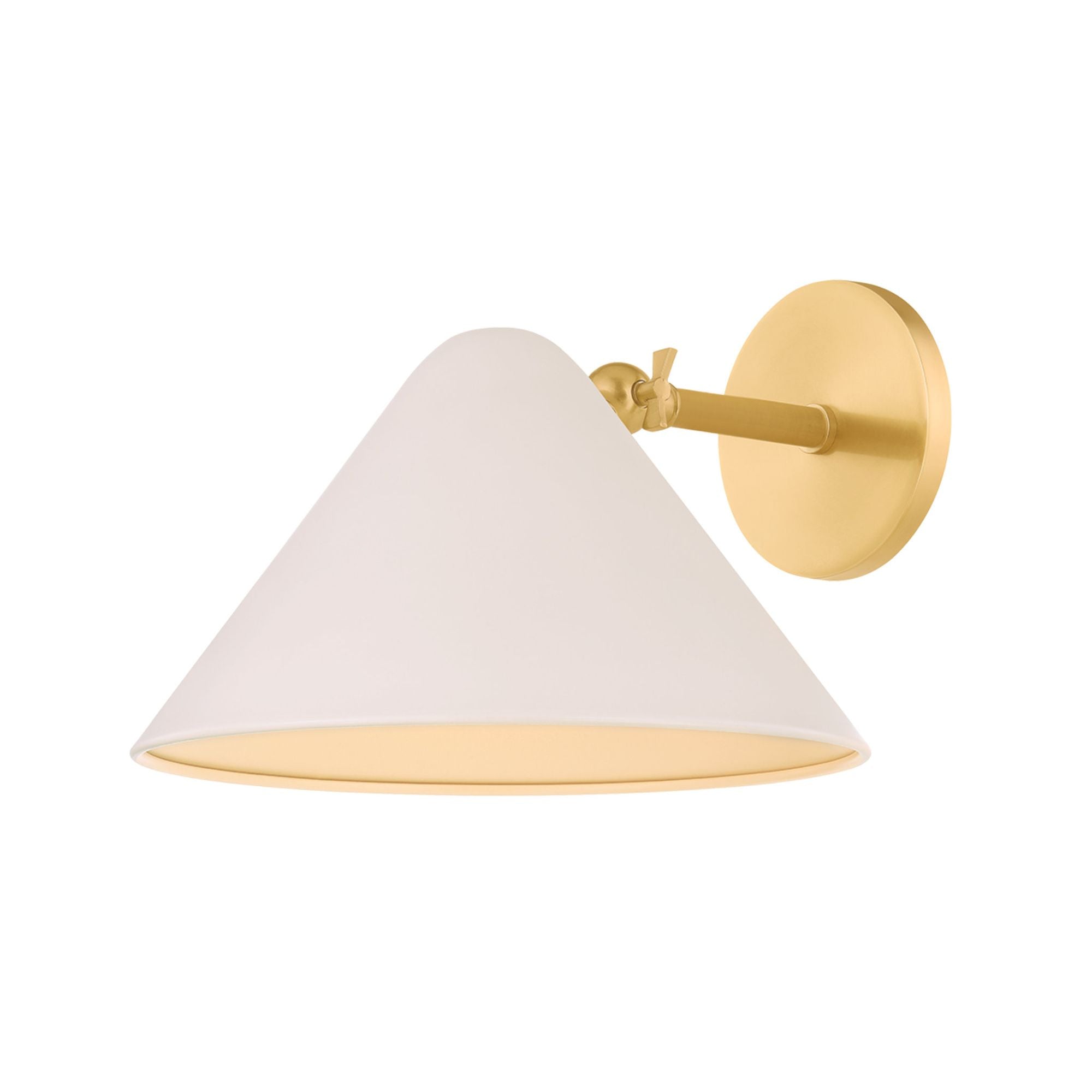 Sonja 1-Light Wall Sconce in Aged Brass 10.5W x 8.25H