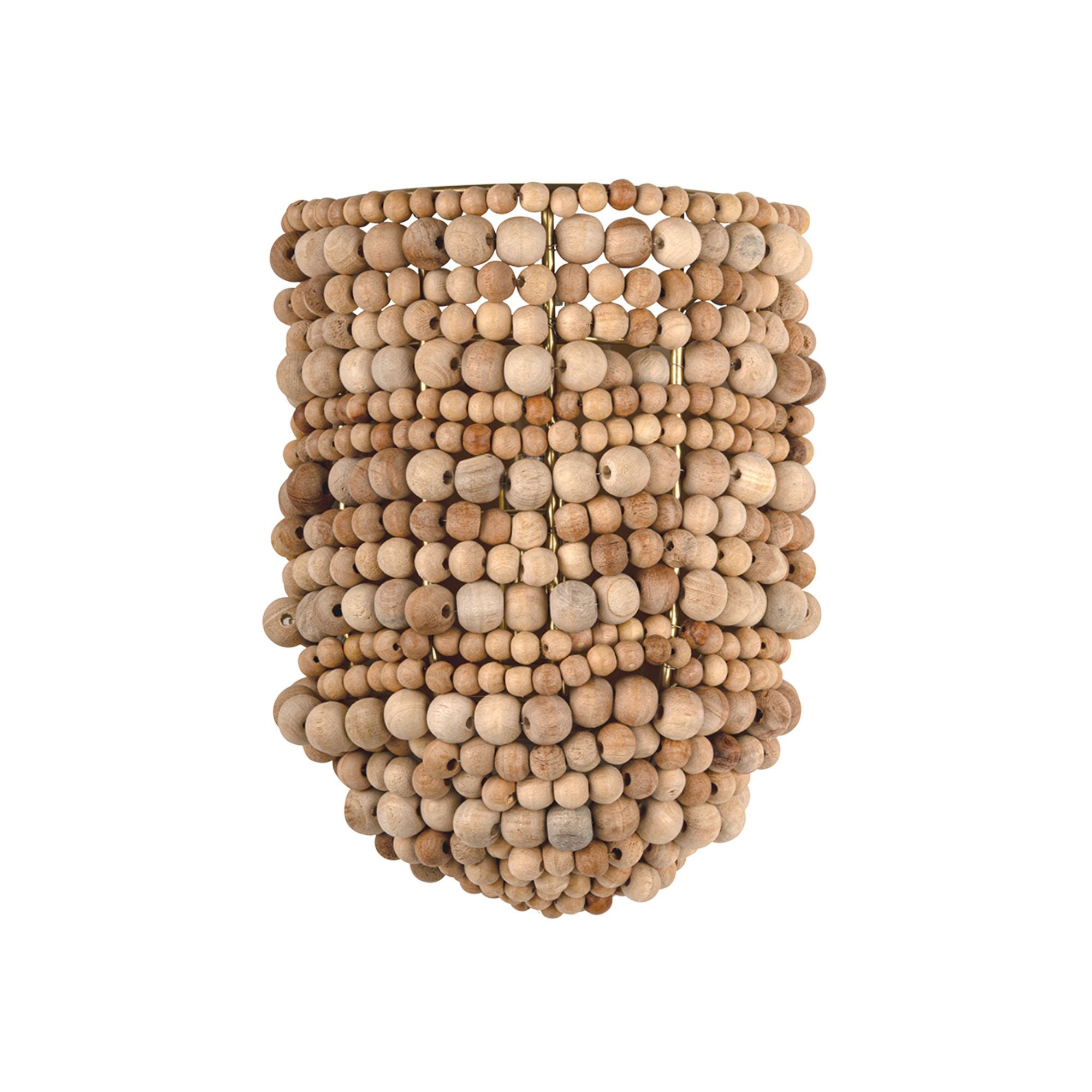 Tiana 1-Light Wall Sconce in Aged Brass 6.5W x 9H