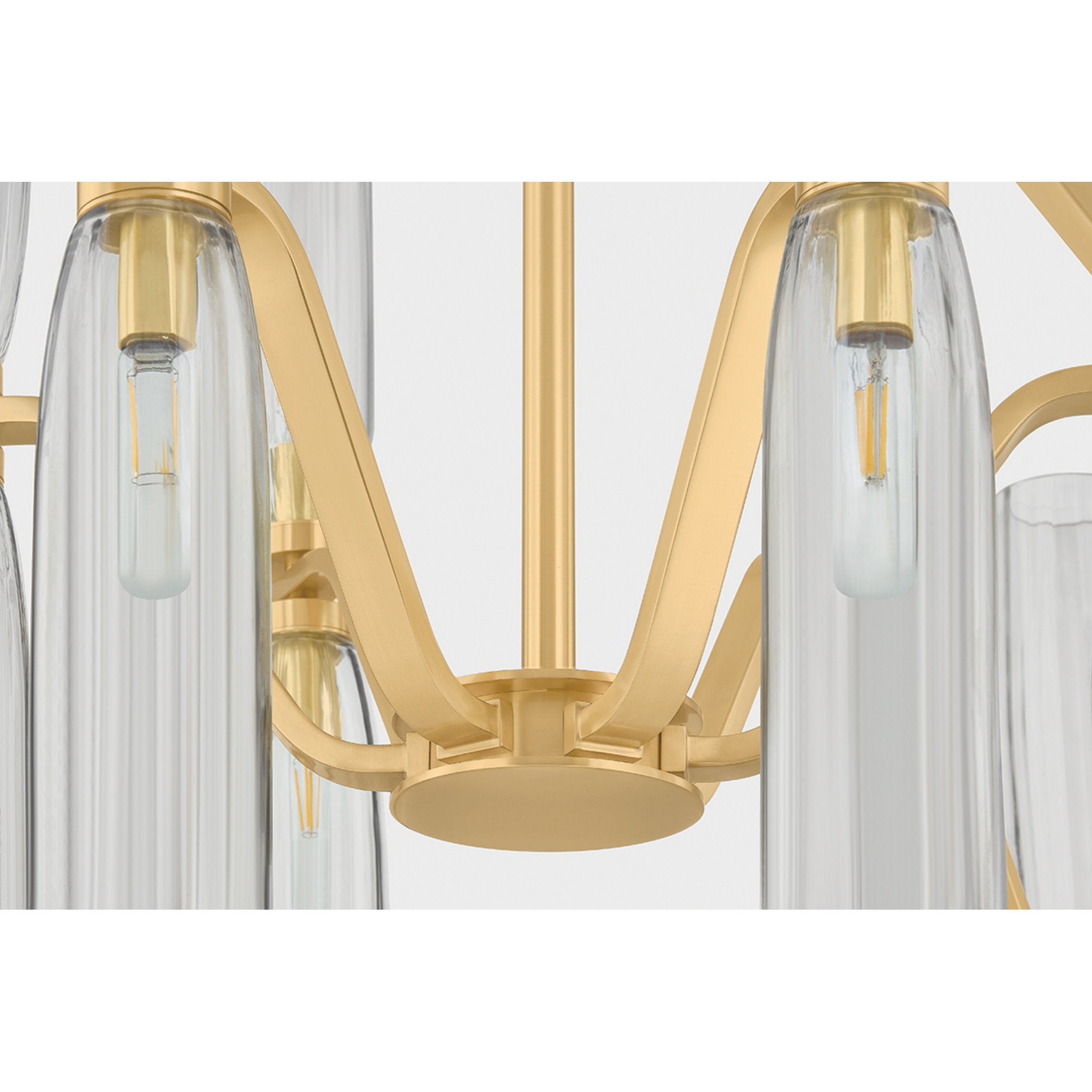 Harpswell 18-Light Chandelier in Aged Brass 43W x 28.25H