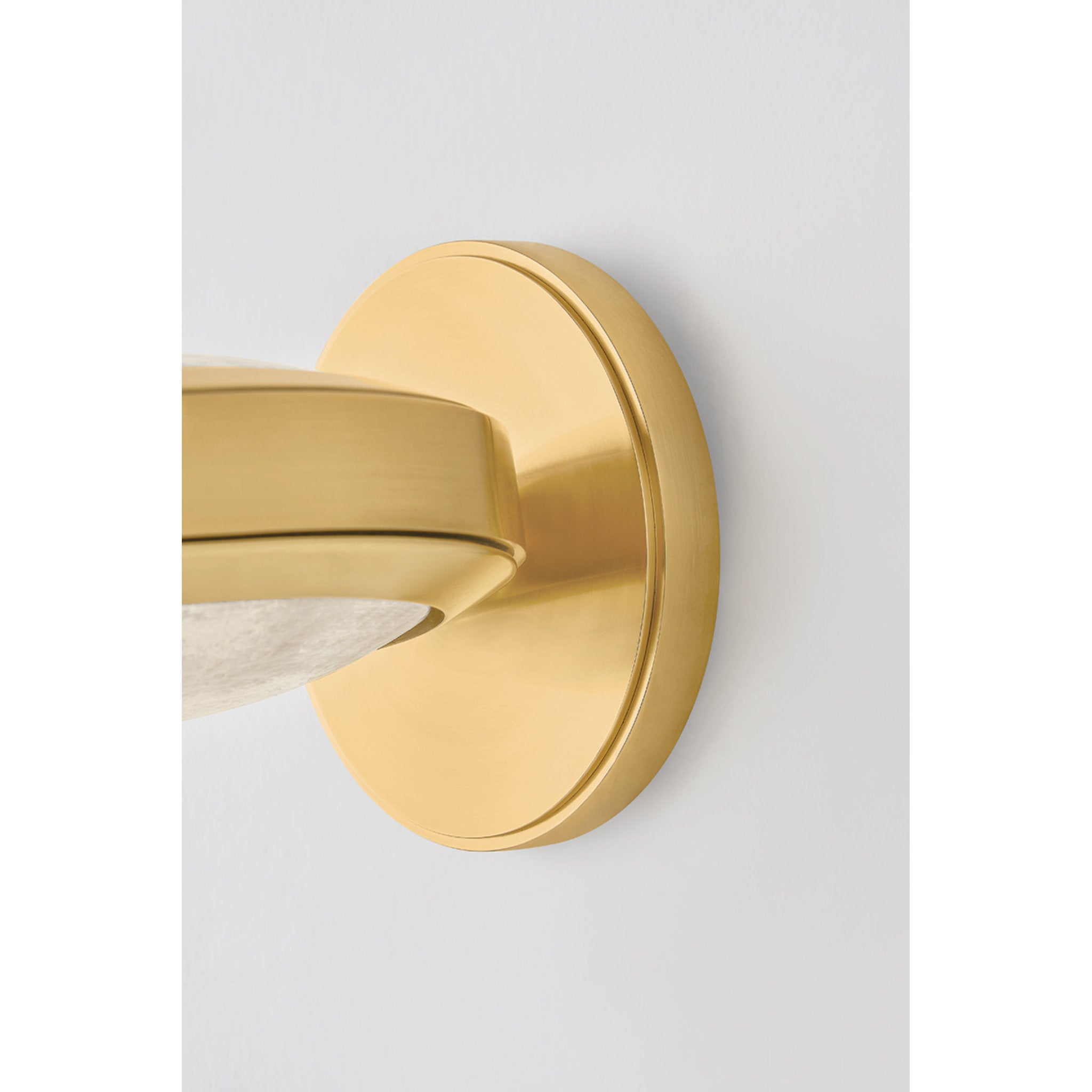 Harris 1-Light Wall Sconce in Aged Brass 6.75W x 4.75H