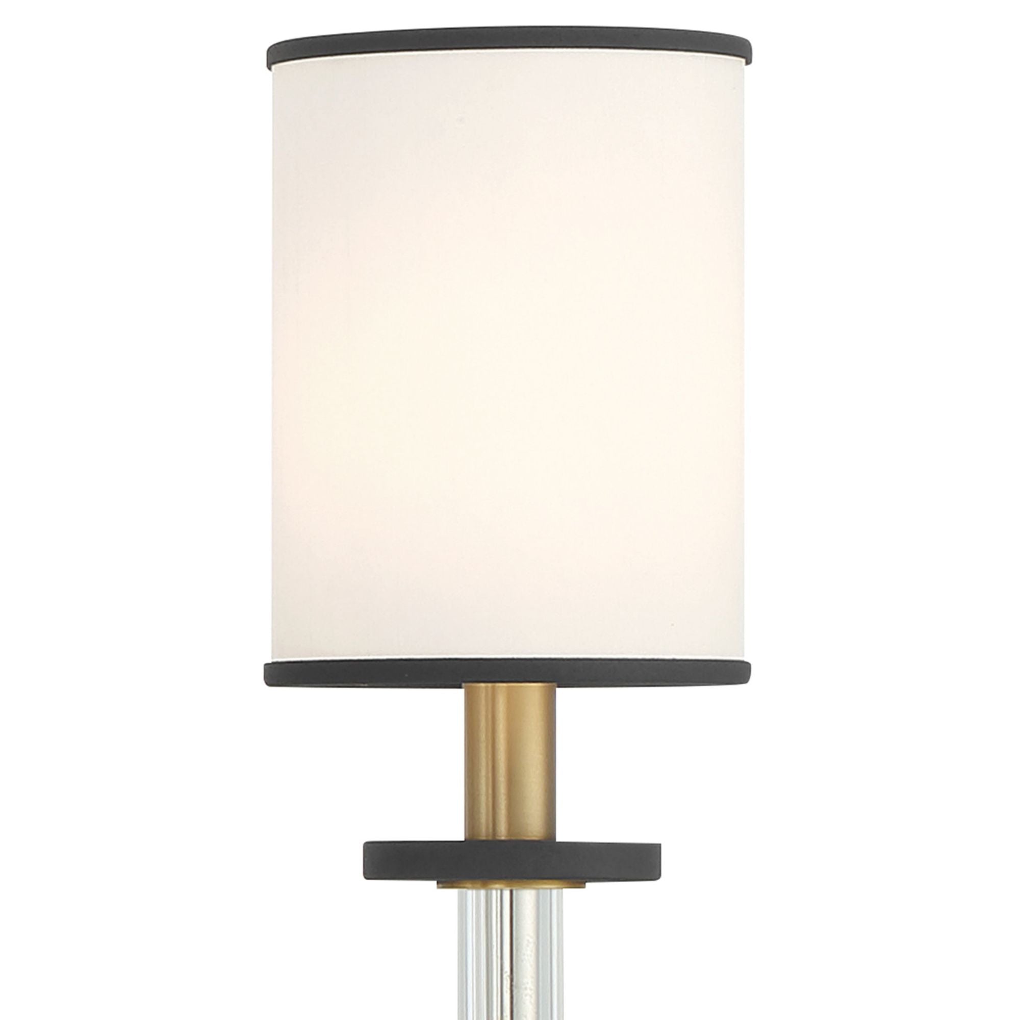 Hatfield 33.25'' Black Forged + Vibrant Gold Chandelier Black 33.25"W x 26"H x 33.25"D