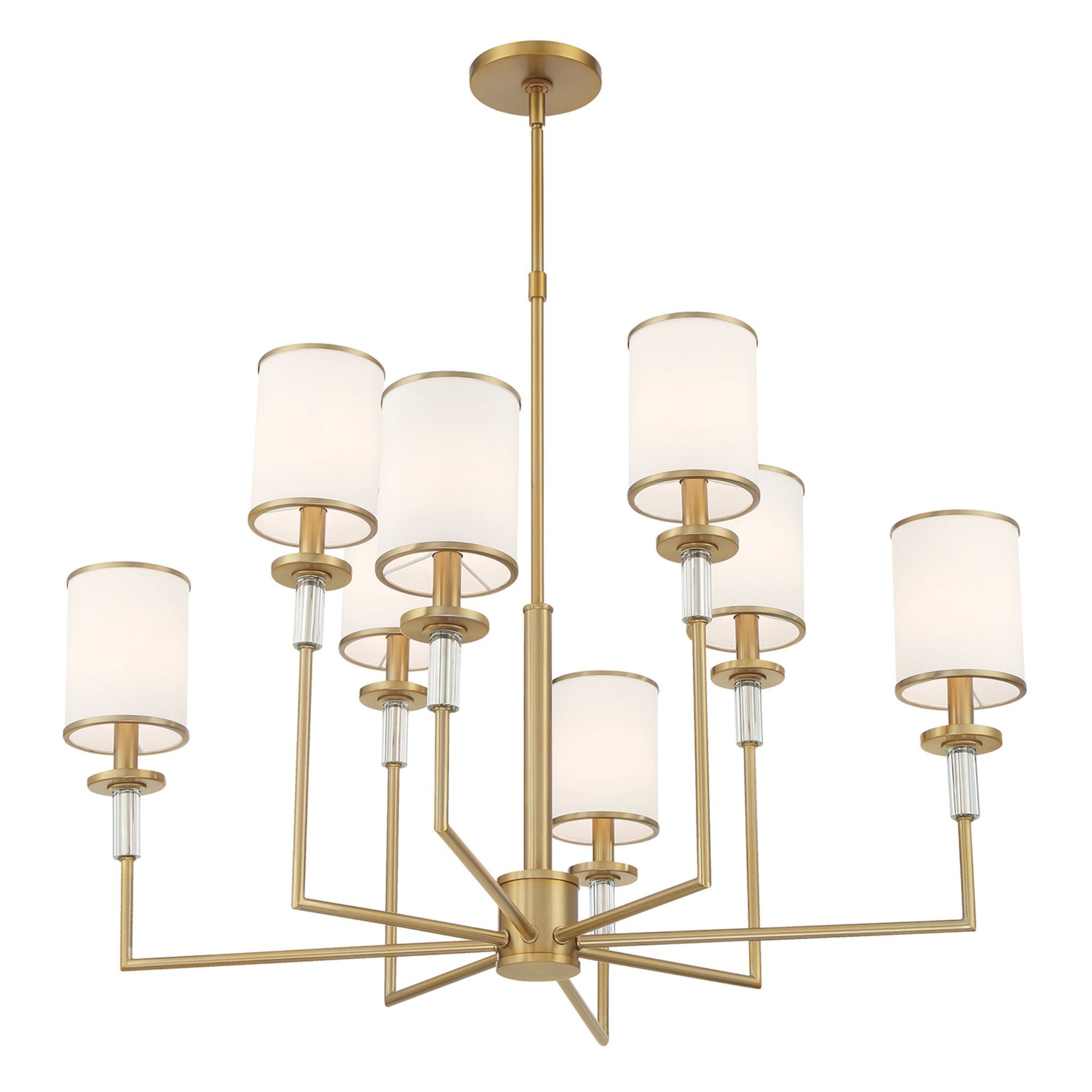 Hatfield 33.25'' Vibrant Gold Chandelier Gold 33.25"W x 26"H x 33.25"D