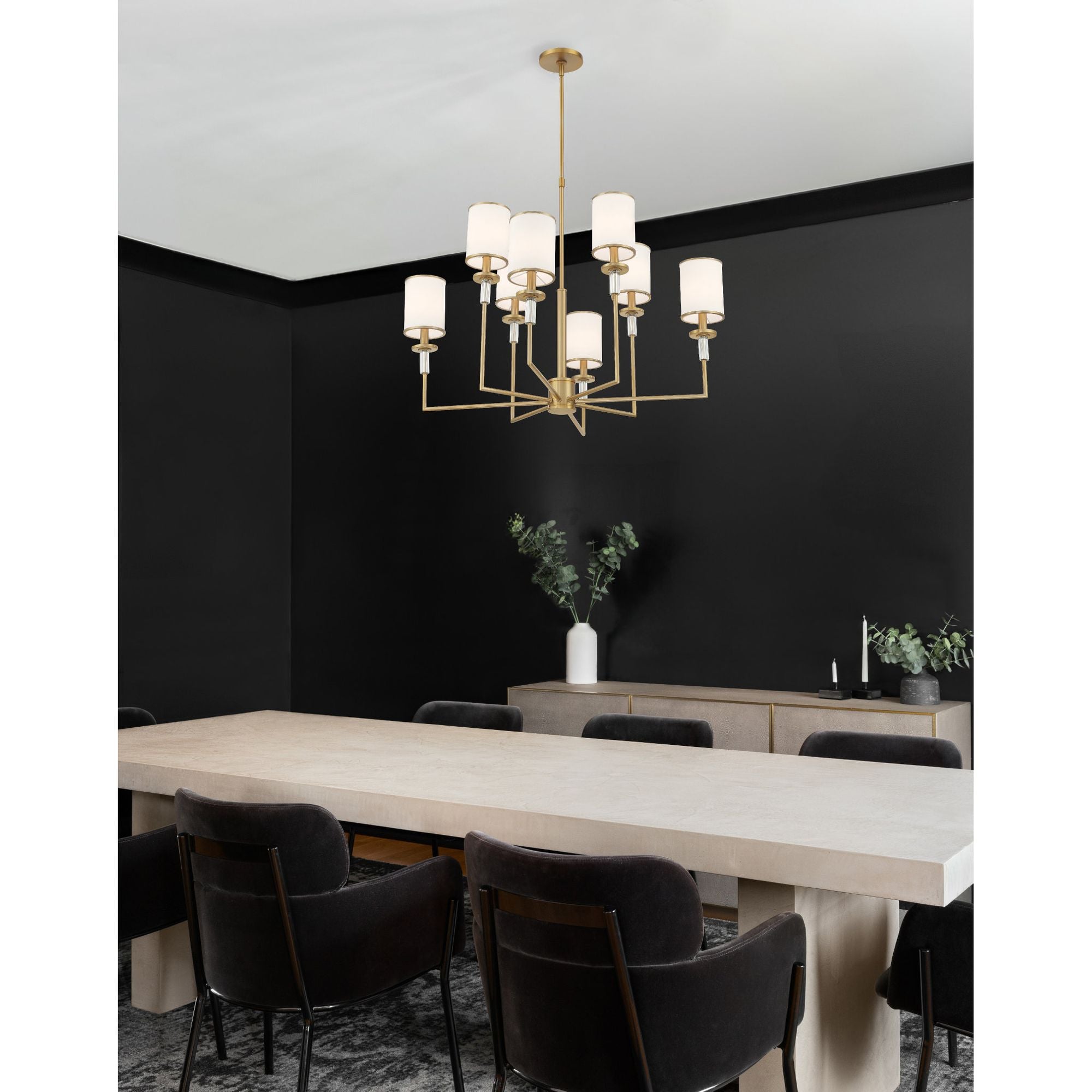 Hatfield 33.25'' Vibrant Gold Chandelier Gold 33.25"W x 26"H x 33.25"D