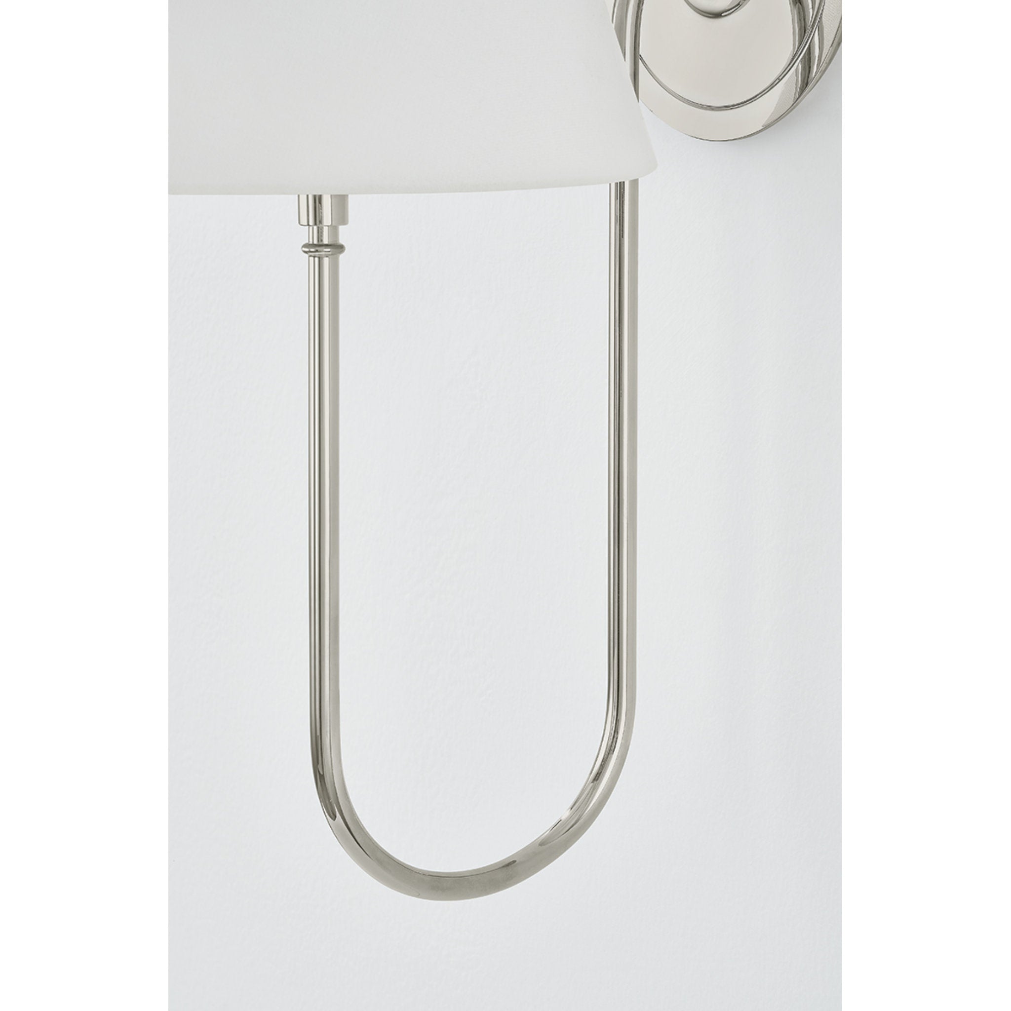 Hawthorne 1-Light Wall Sconce in Polished Nickel by Mark D. Sikes 7.75W x 15H