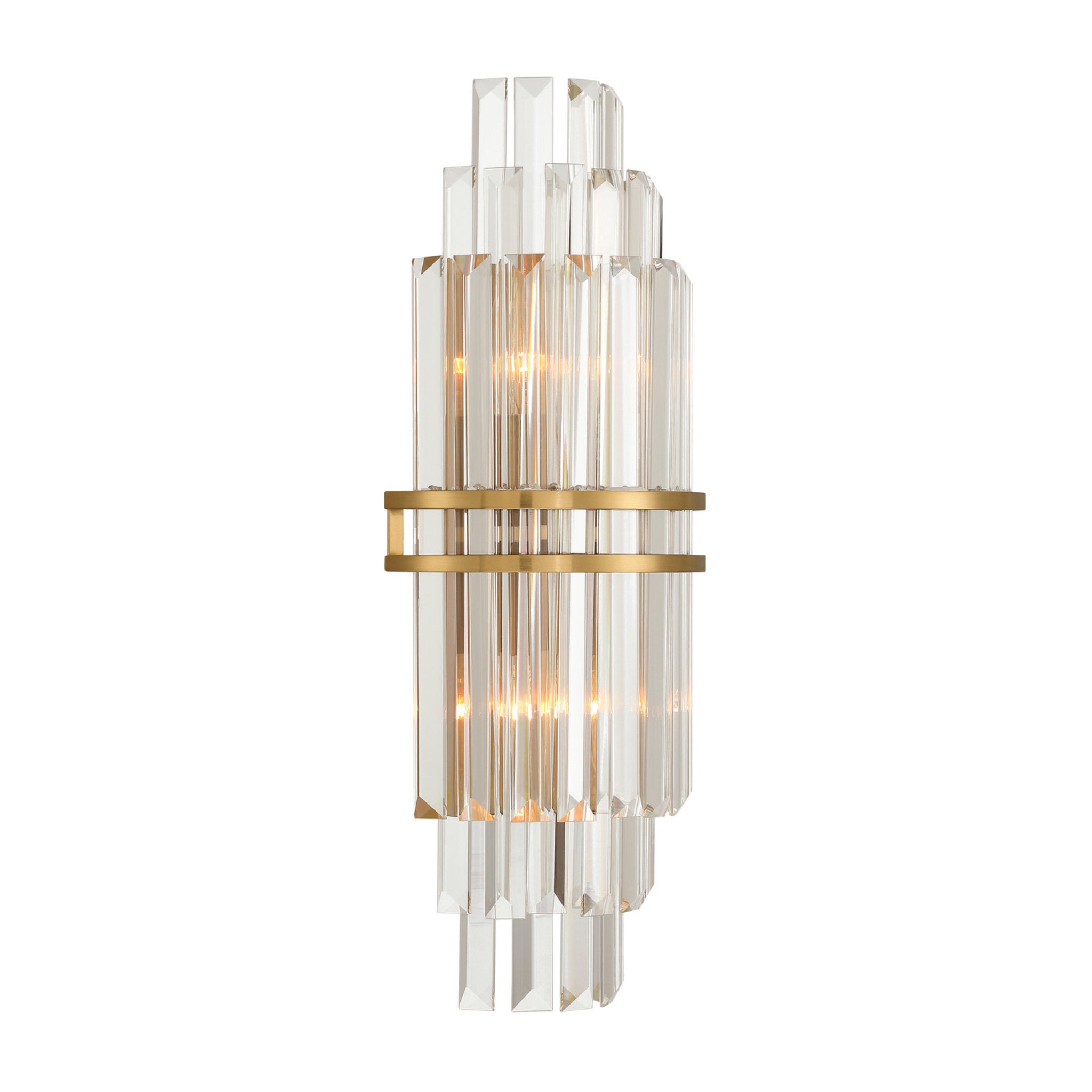Hayes 7.5'' Aged Brass Sconce Gold 7.5"W x 20"H x 4.75"D