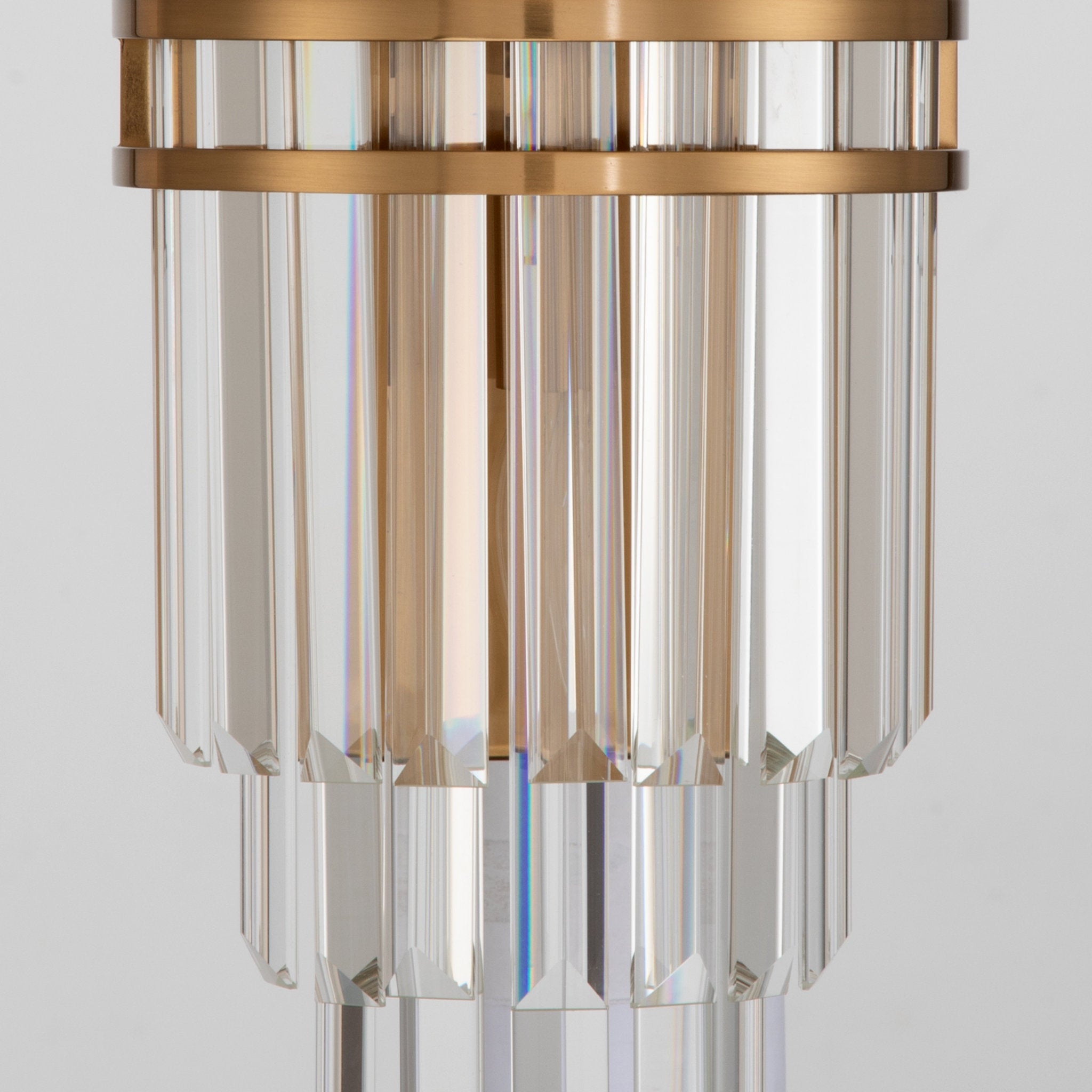 Hayes 7.5'' Aged Brass Sconce Gold 7.5"W x 20"H x 4.75"D