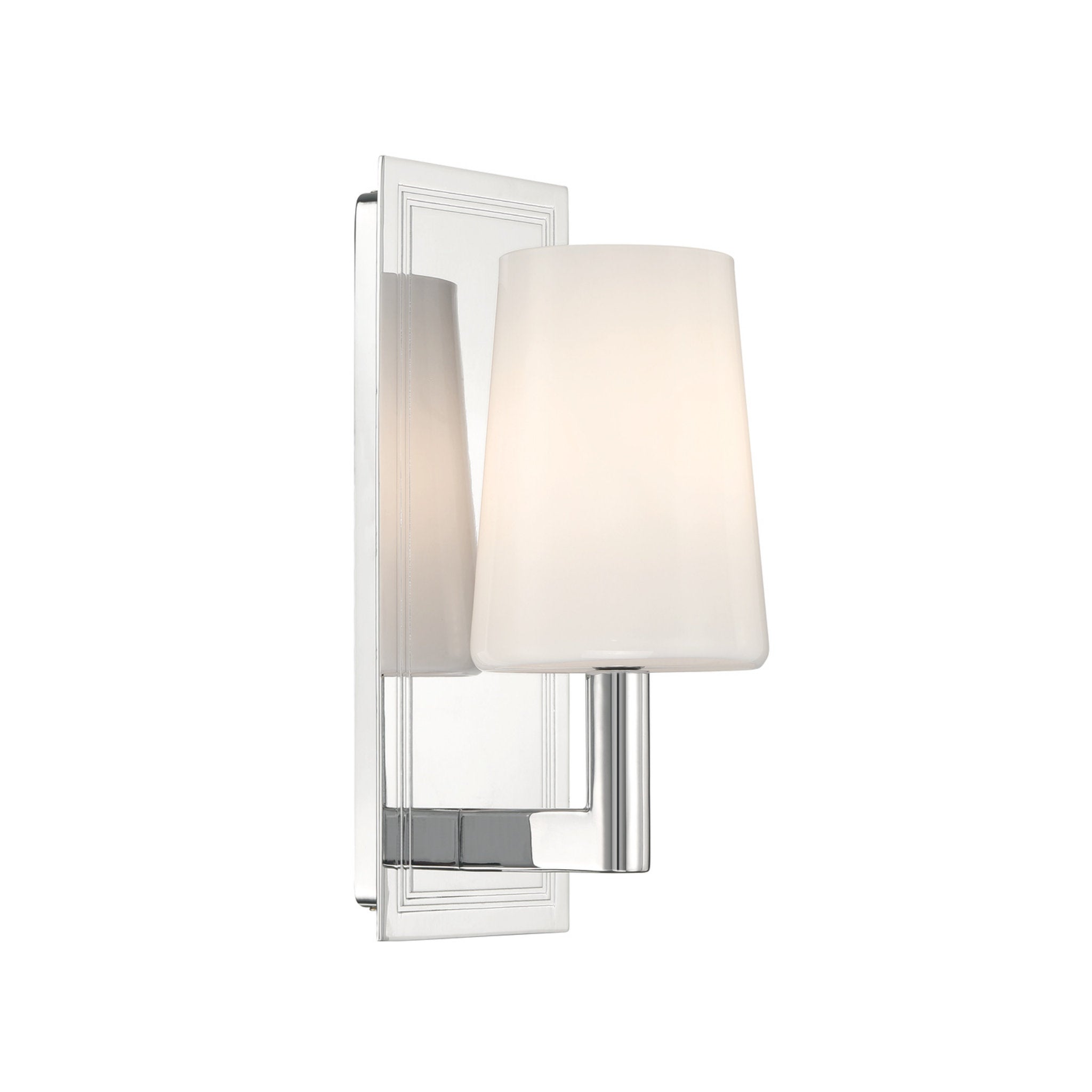 Hogan 4.5'' Polished Chrome Sconce Silver 4.5"W x 12"H x 5.25"D